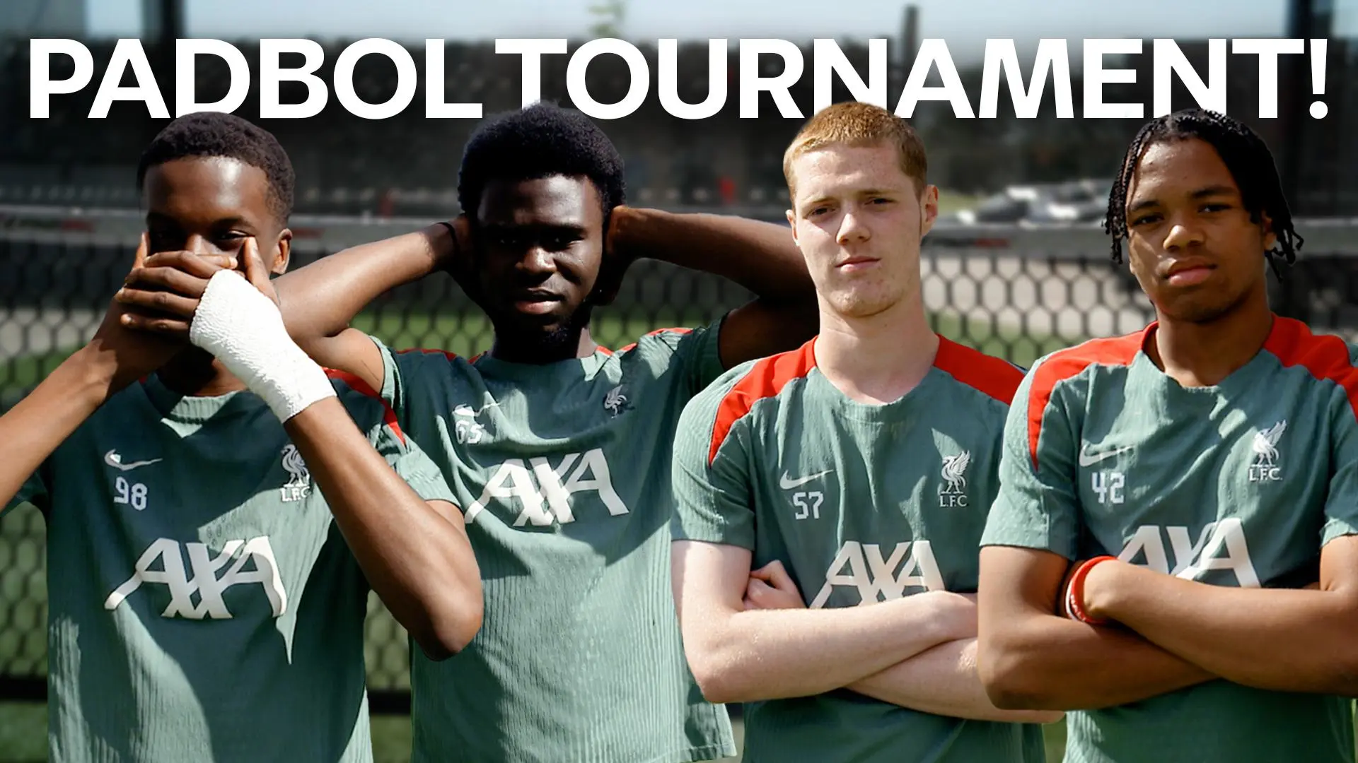 Watch: Liverpool U21s players take part in intense Padbol tournament