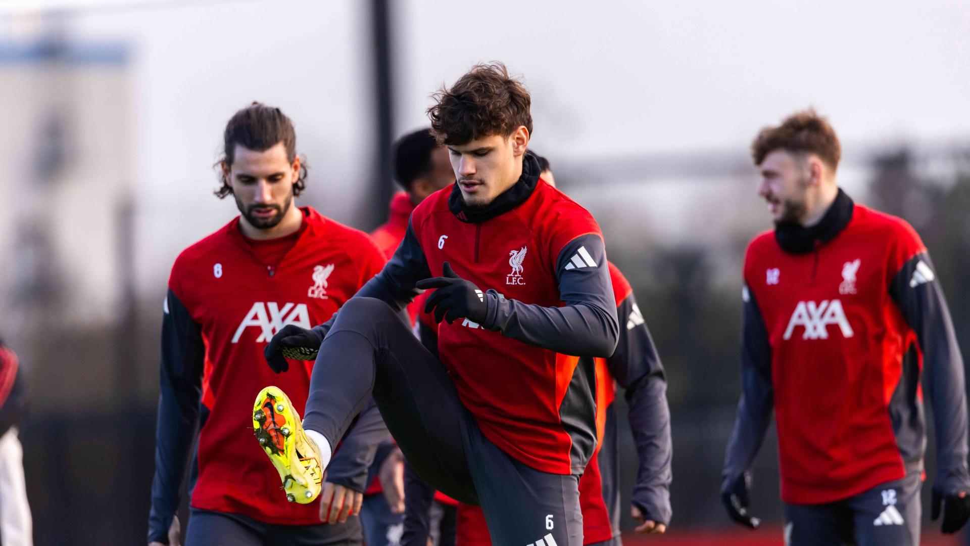 Training photos: Liverpool prepare for Champions League visit to Inter