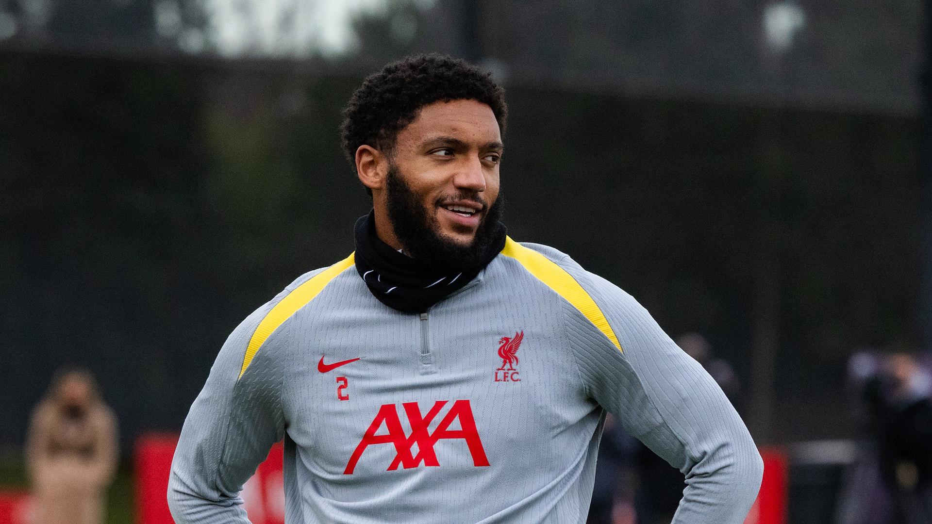 Joe Gomez fitness update