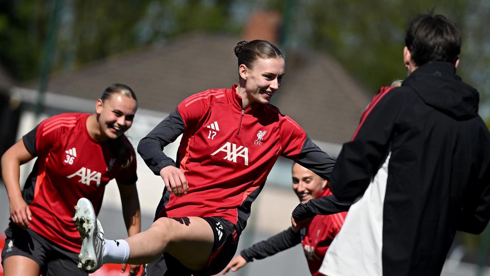 Training photos: Liverpool's work towards hosting of West Ham in WSL