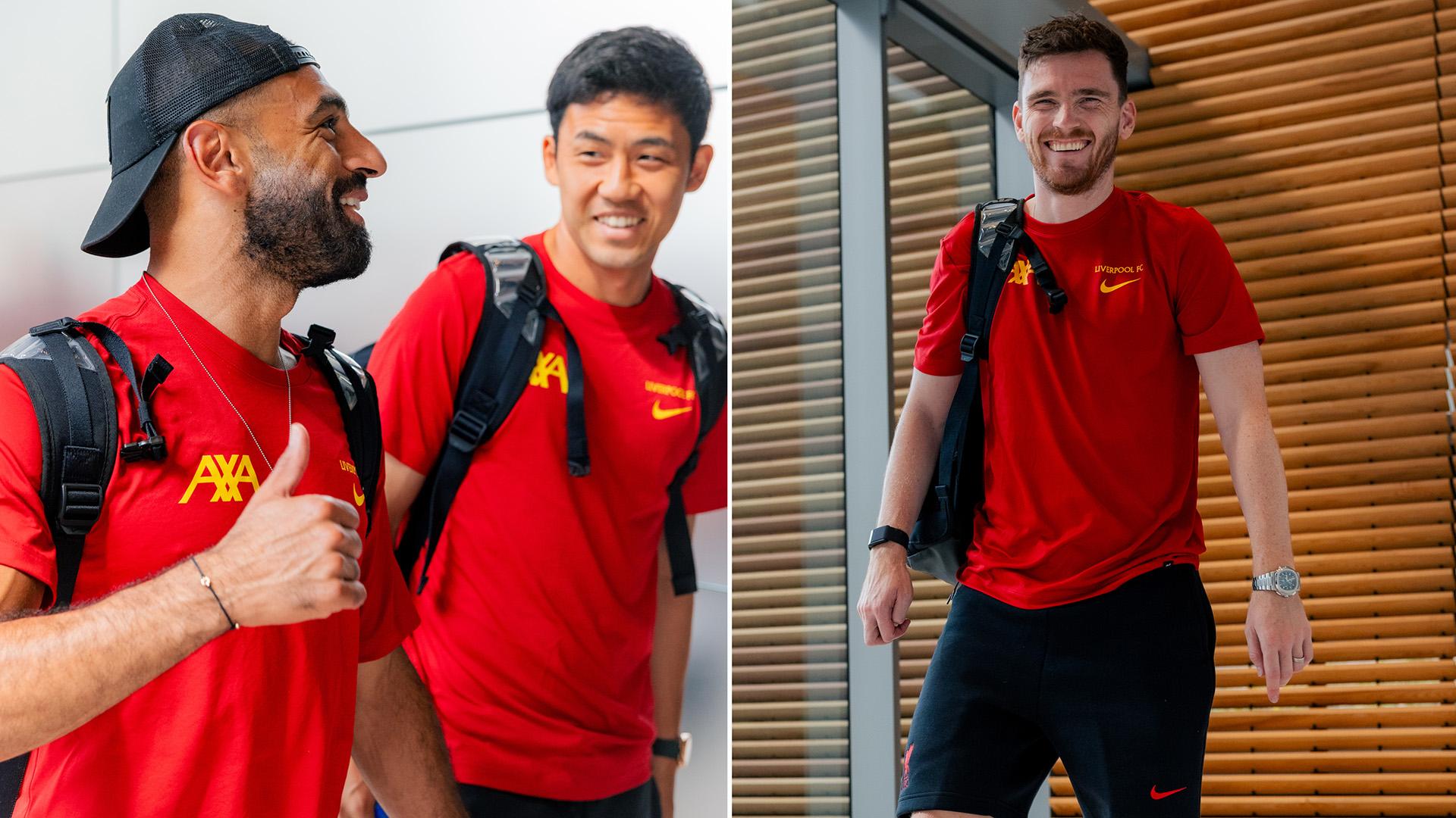 Photos: Liverpool arrive in Philadelphia for next stage of USA tour