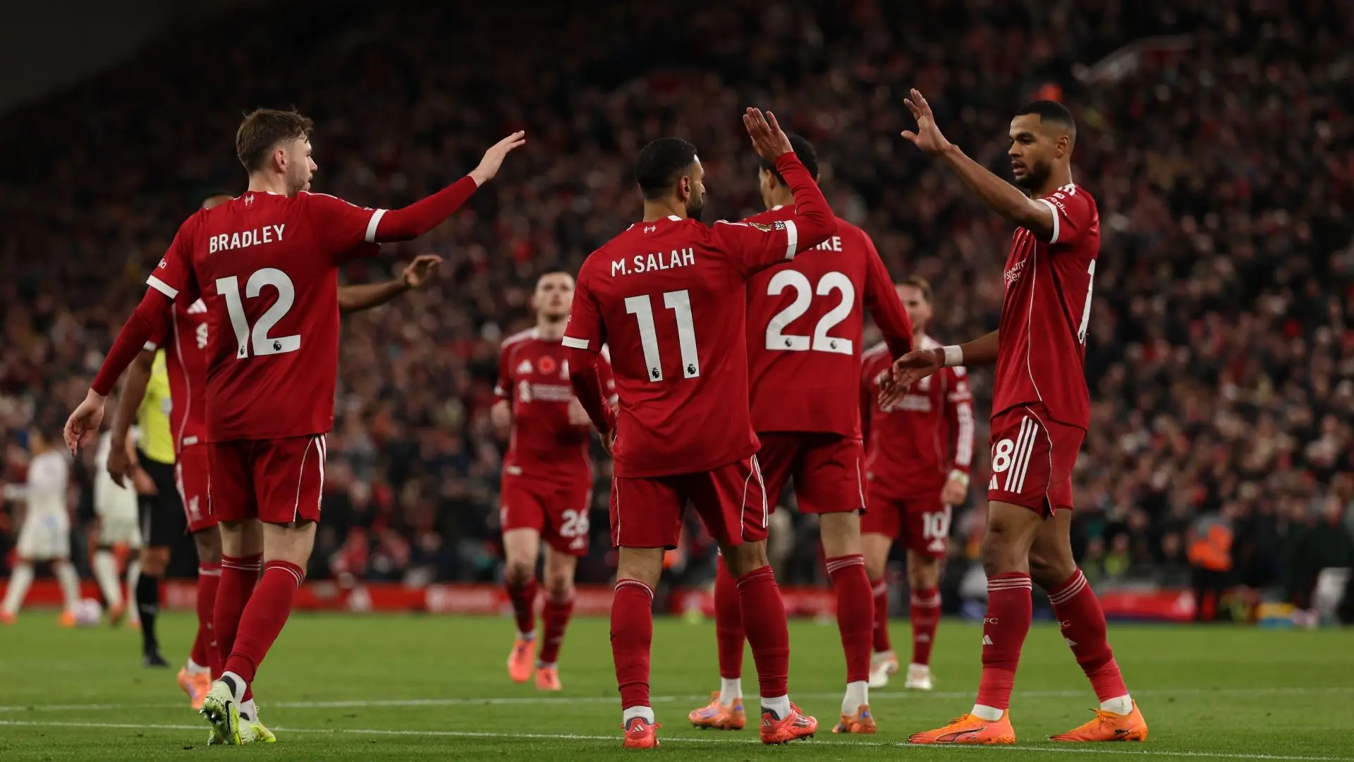 Salah and Gravenberch strike for Liverpool in Premier League win over Aston Villa