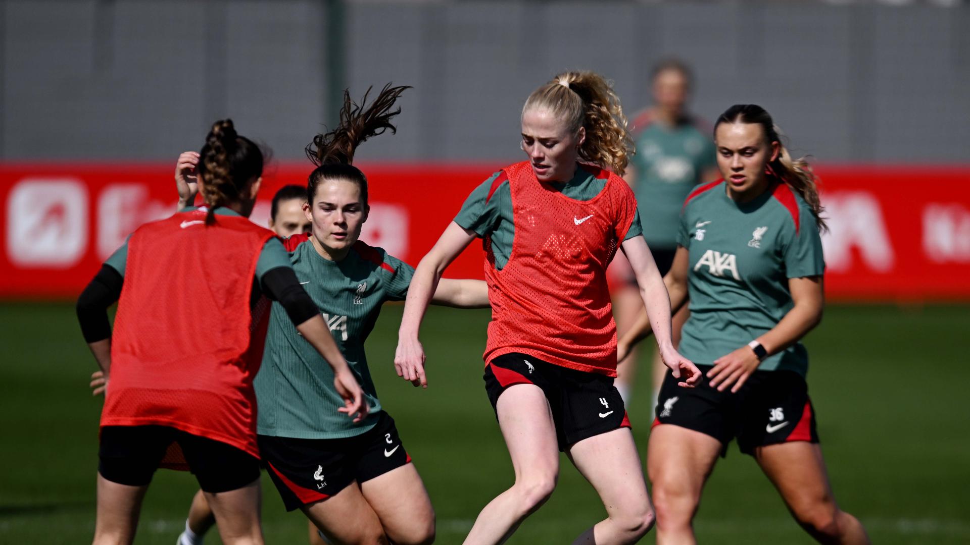 Photos: Liverpool in training ahead of WSL clash with Aston Villa