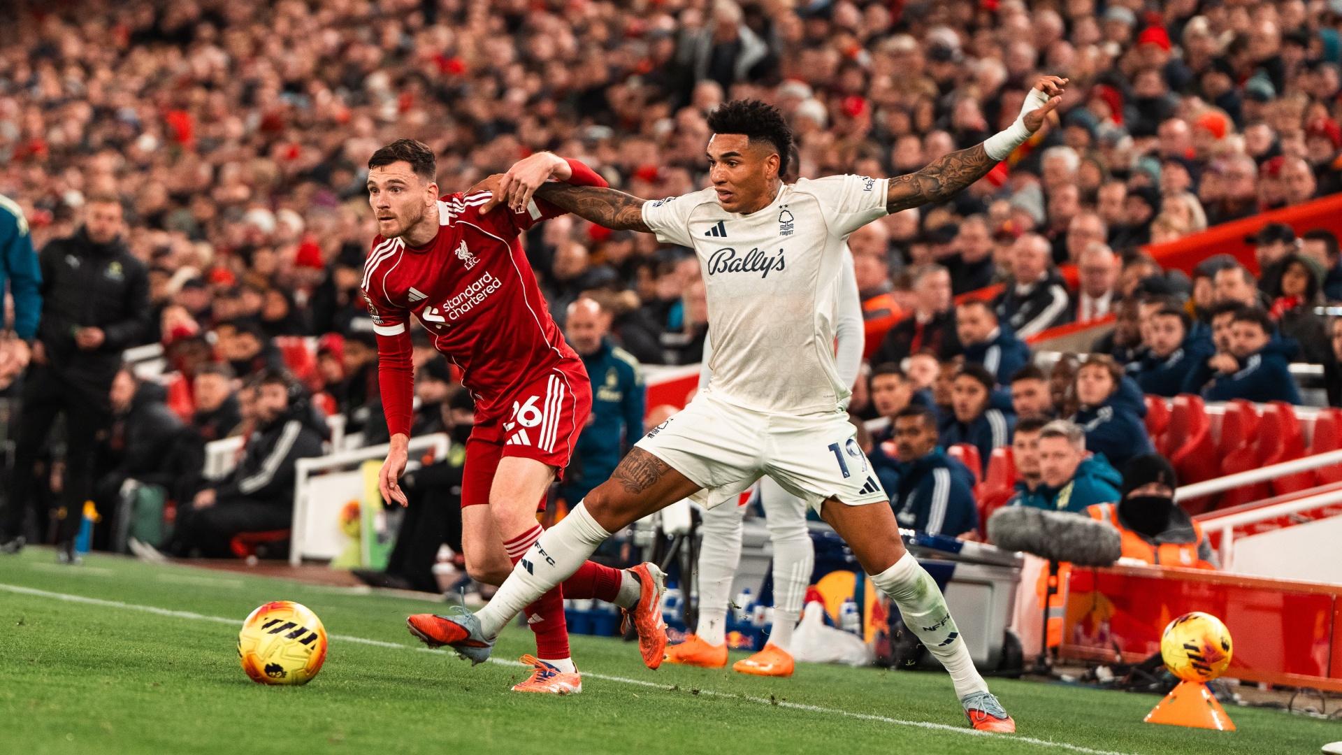 Liverpool 0-3 Nottm Forest: Watch extended match action and full replay