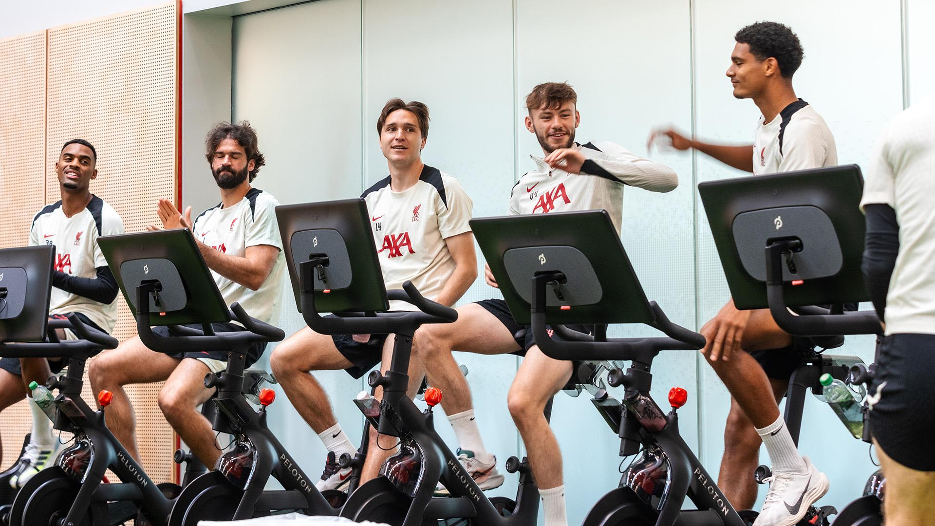Photos: Recovery session as Liverpool turn focus to Premier League finale
