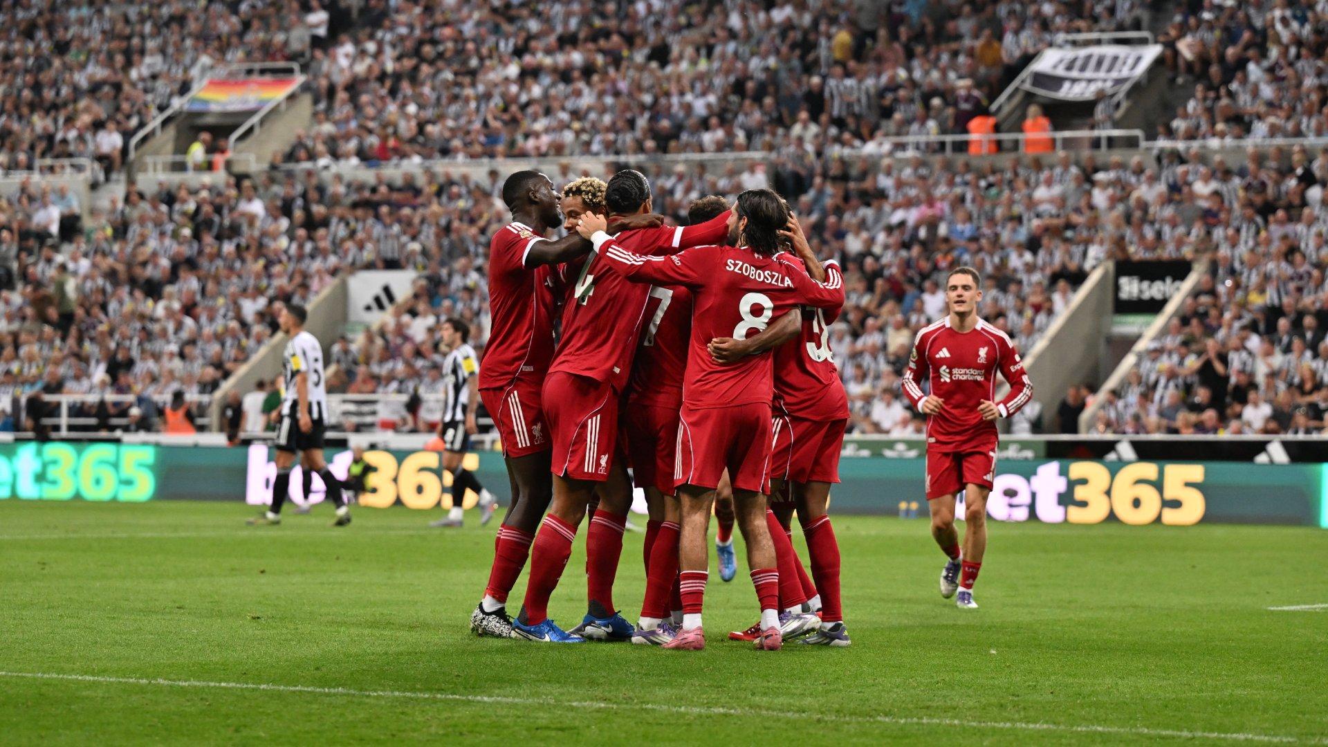 Who was Liverpool's Carlsberg Player of the Match against Newcastle United?