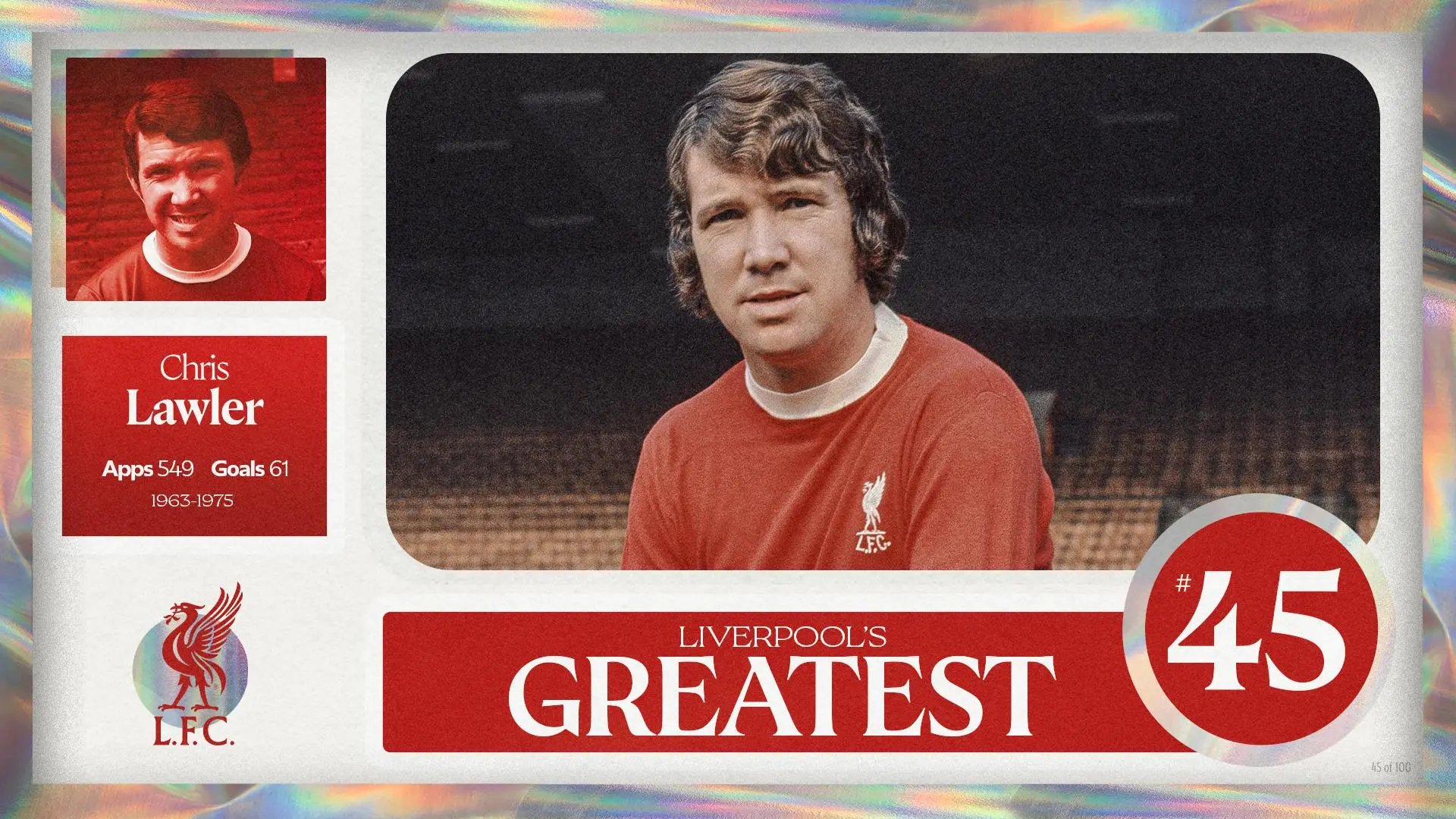 Liverpool's Greatest - No.45: Chris Lawler