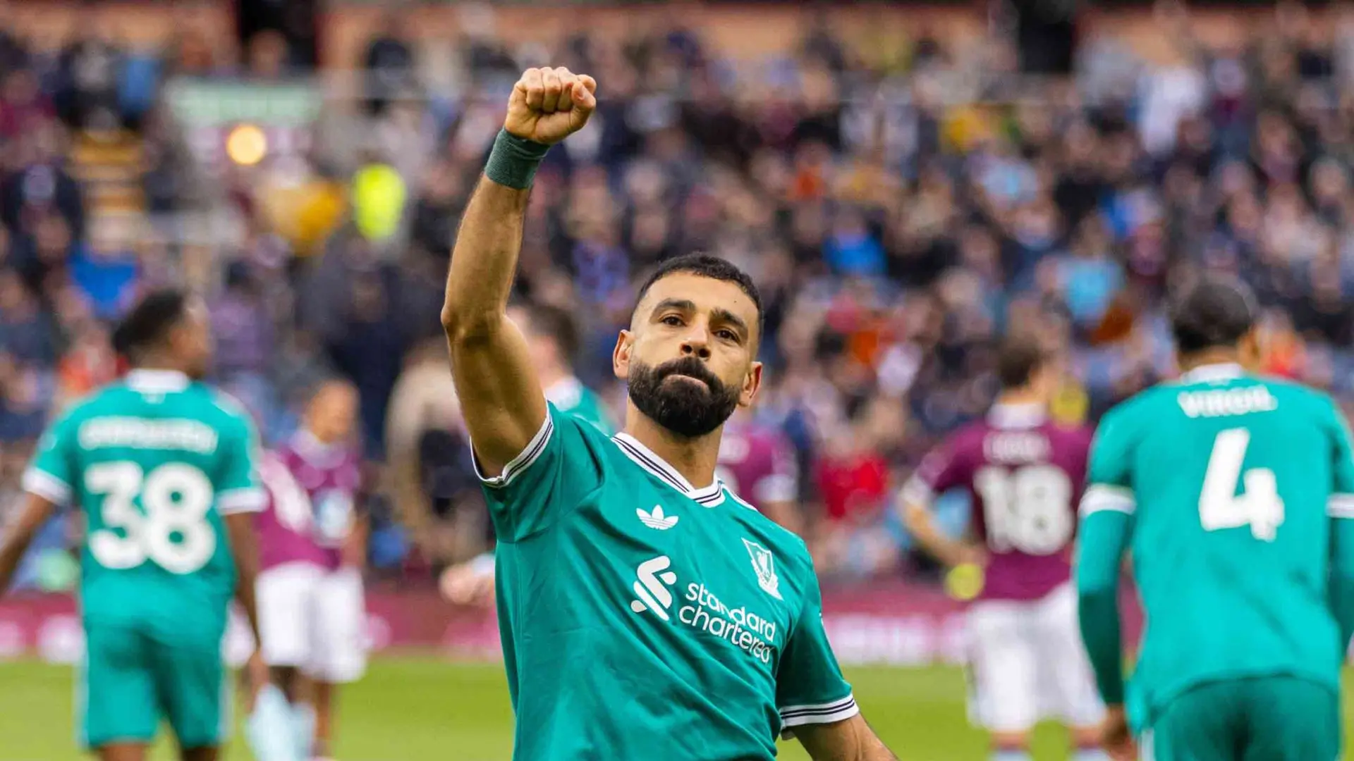 In photos: Liverpool debut new adidas third kit in Burnley victory
