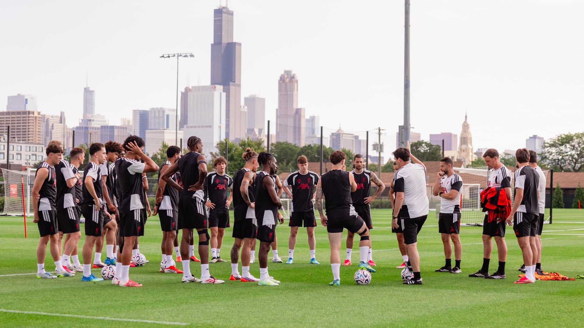 Watch live on Friday: Liverpool in pre-season training in Chicago