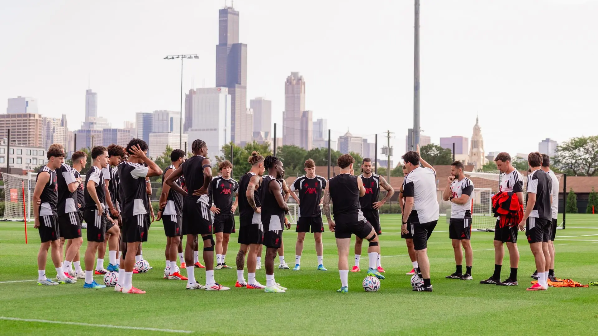 Watch live on Friday: Liverpool in pre-season training in Chicago