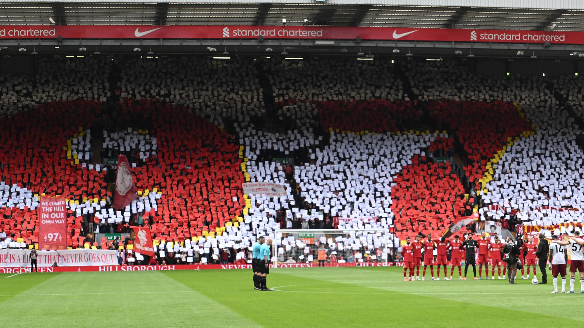 Anfield pays respects ahead of 36th anniversary of Hillsborough