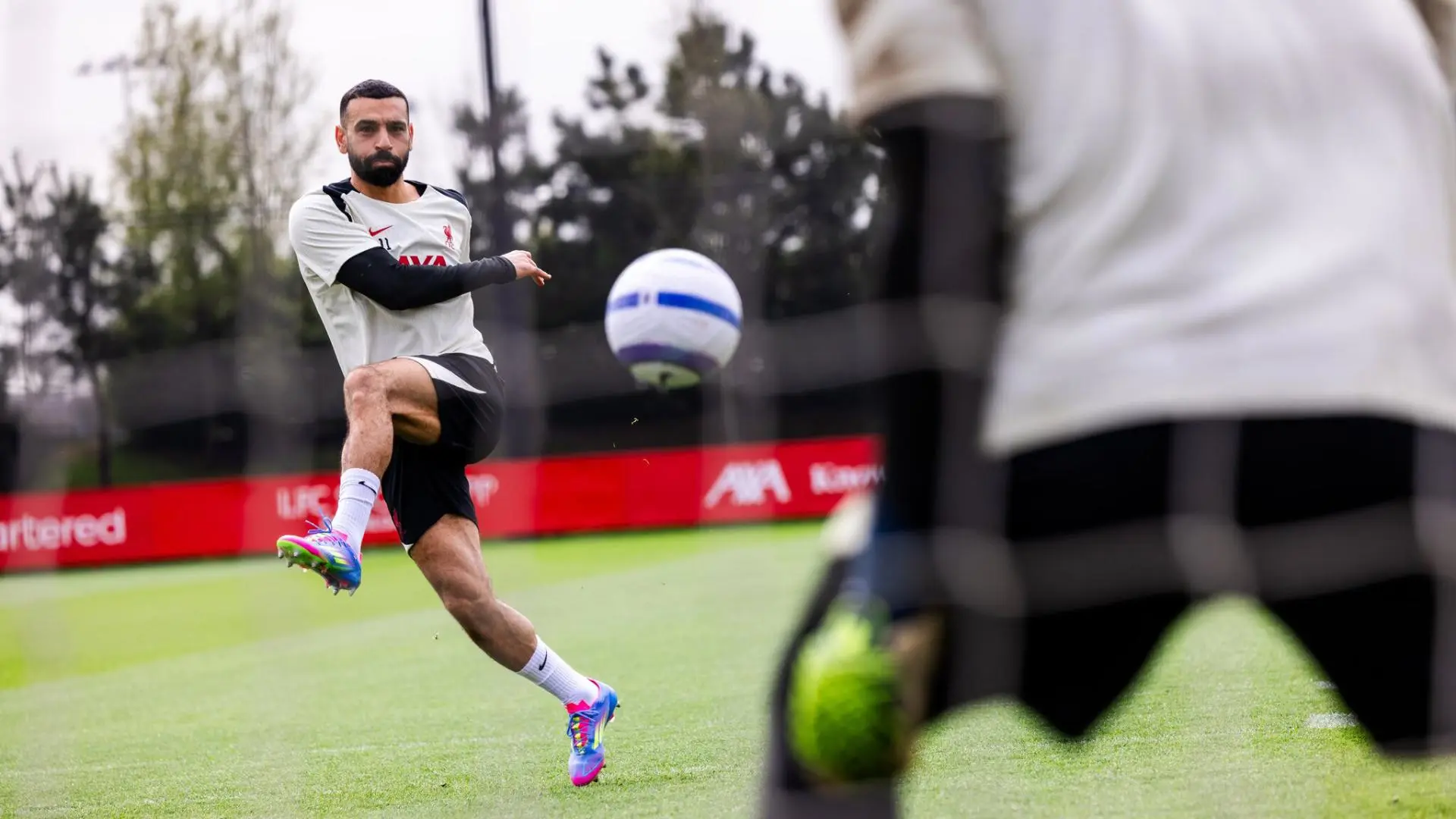 Goals galore, duo return and close control - things spotted in training on Monday