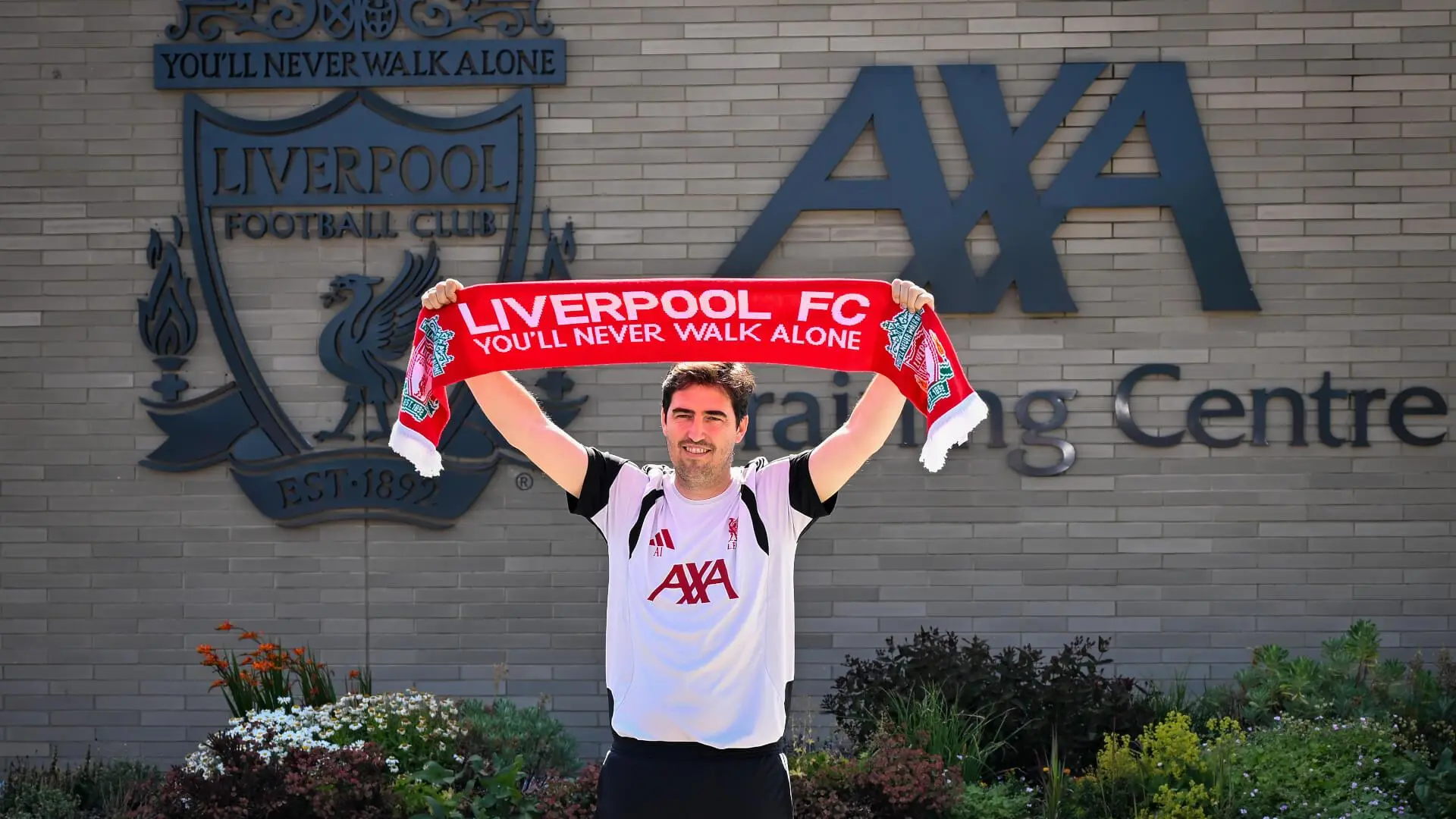 In photos: Andoni Iraola's first press conference as Liverpool head coach