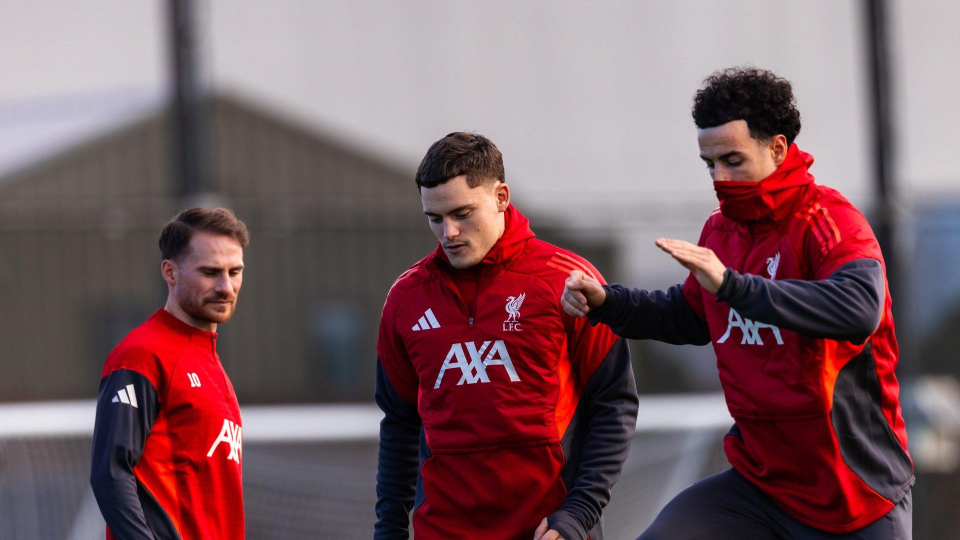 Liverpool name 19-man squad for Inter fixture