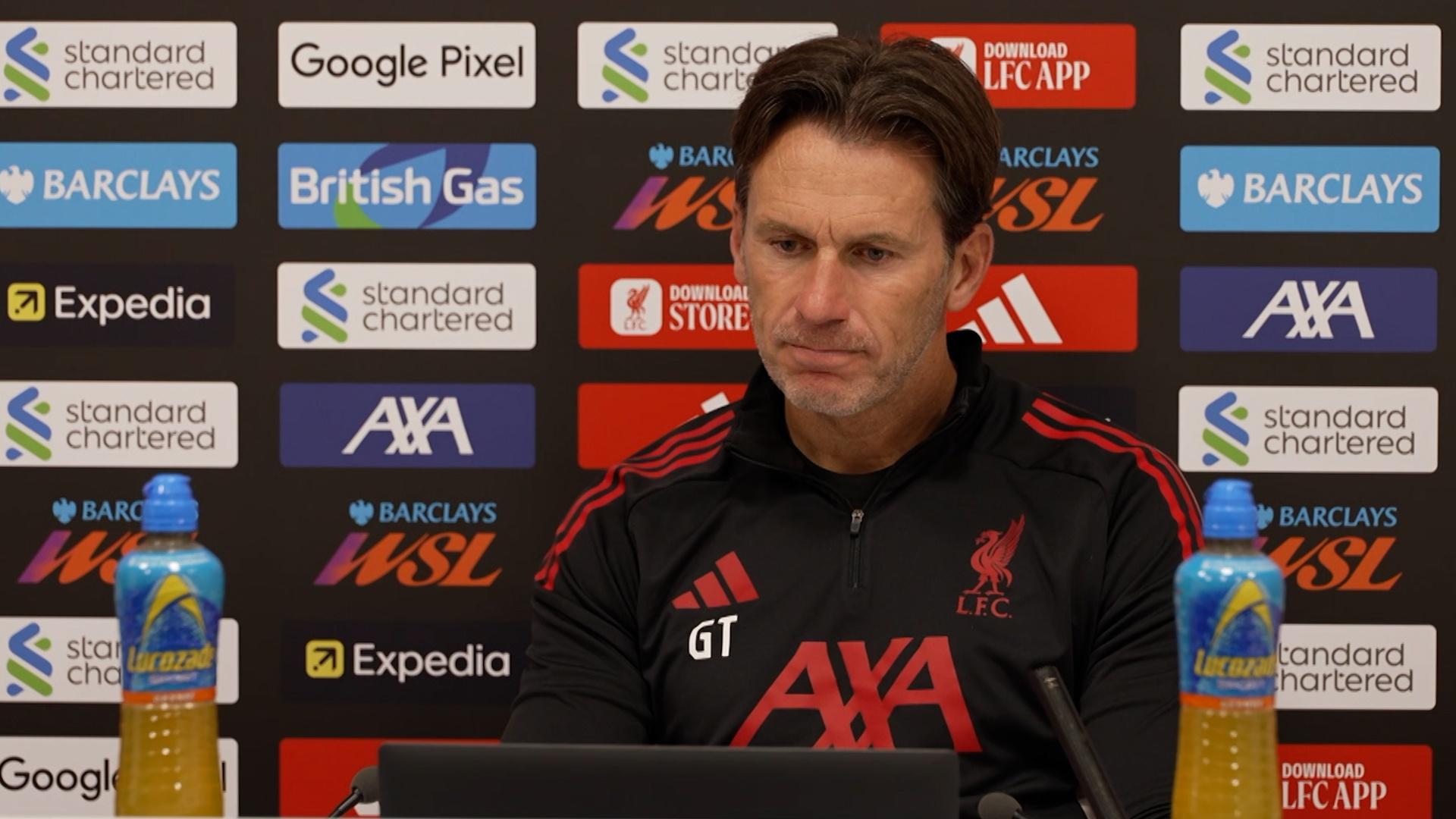 Press conference: Gareth Taylor previews London City Lionesses v Liverpool