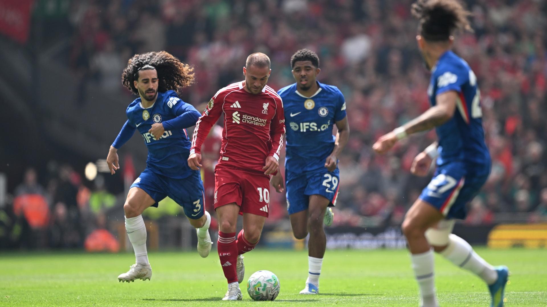 Liverpool draw 1-1 with Chelsea at Anfield
