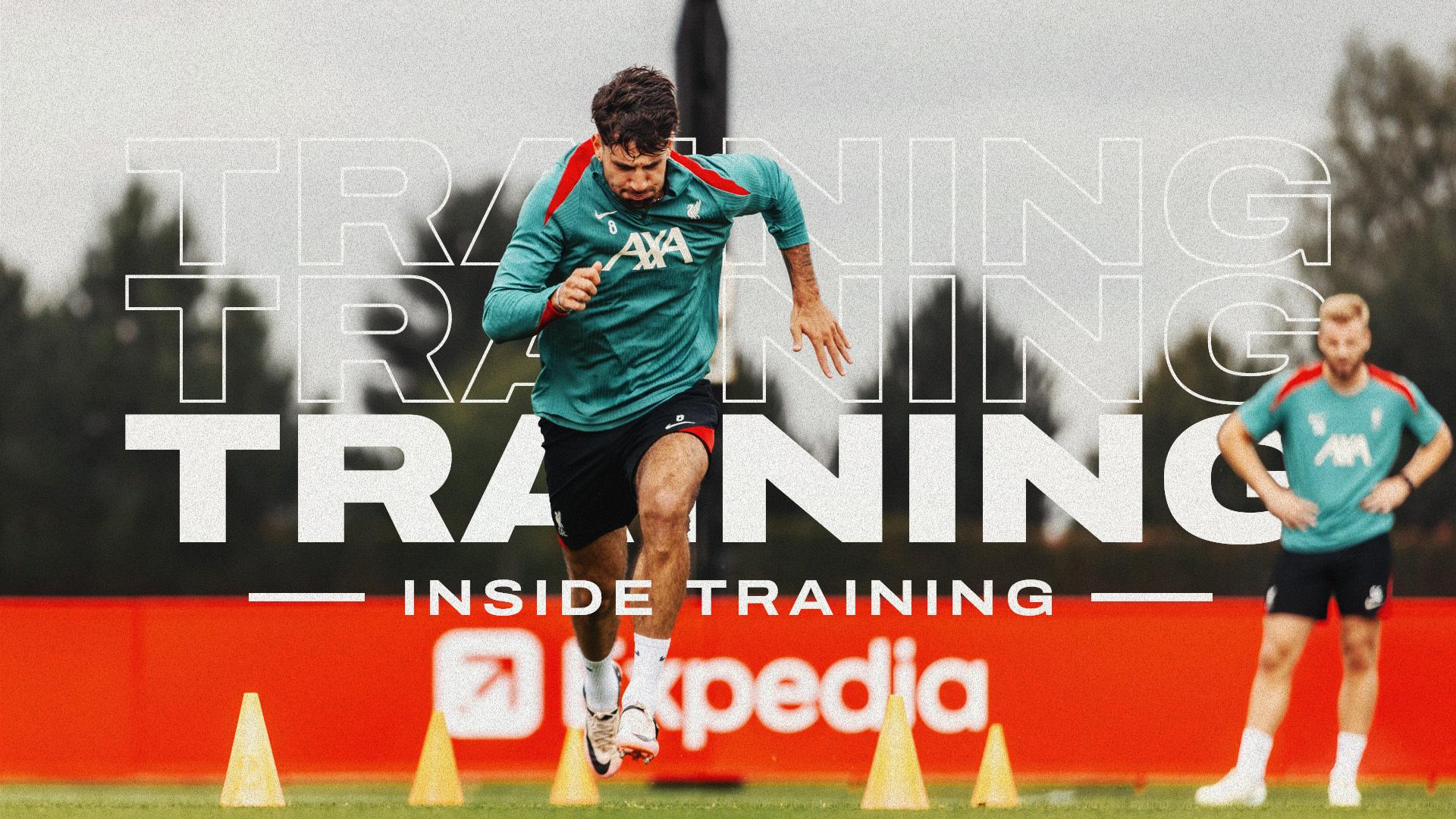 Inside Training: Behind the scenes of Liverpool's pre-season work on Tuesday as trio return