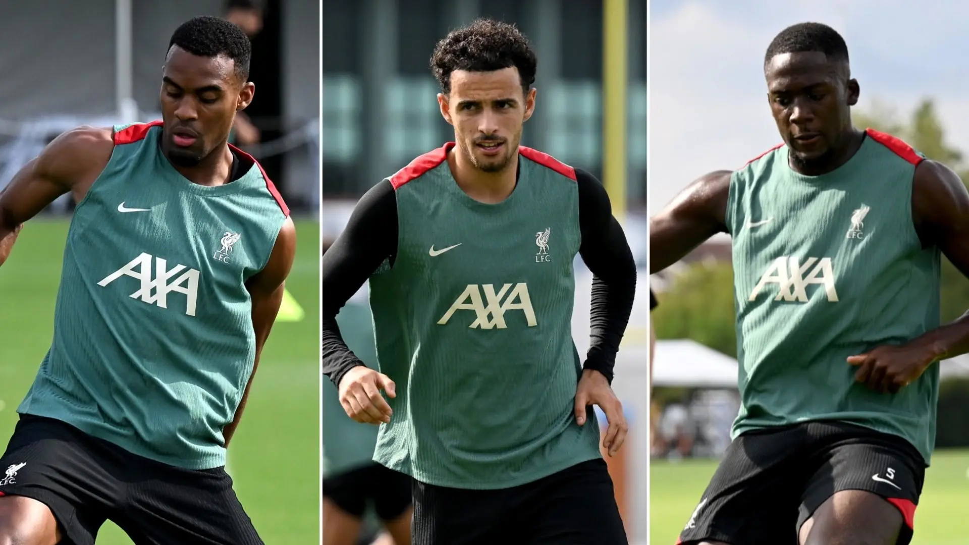 Training photos: Gravenberch, Jones and Konate involved in session at Eagles' facility