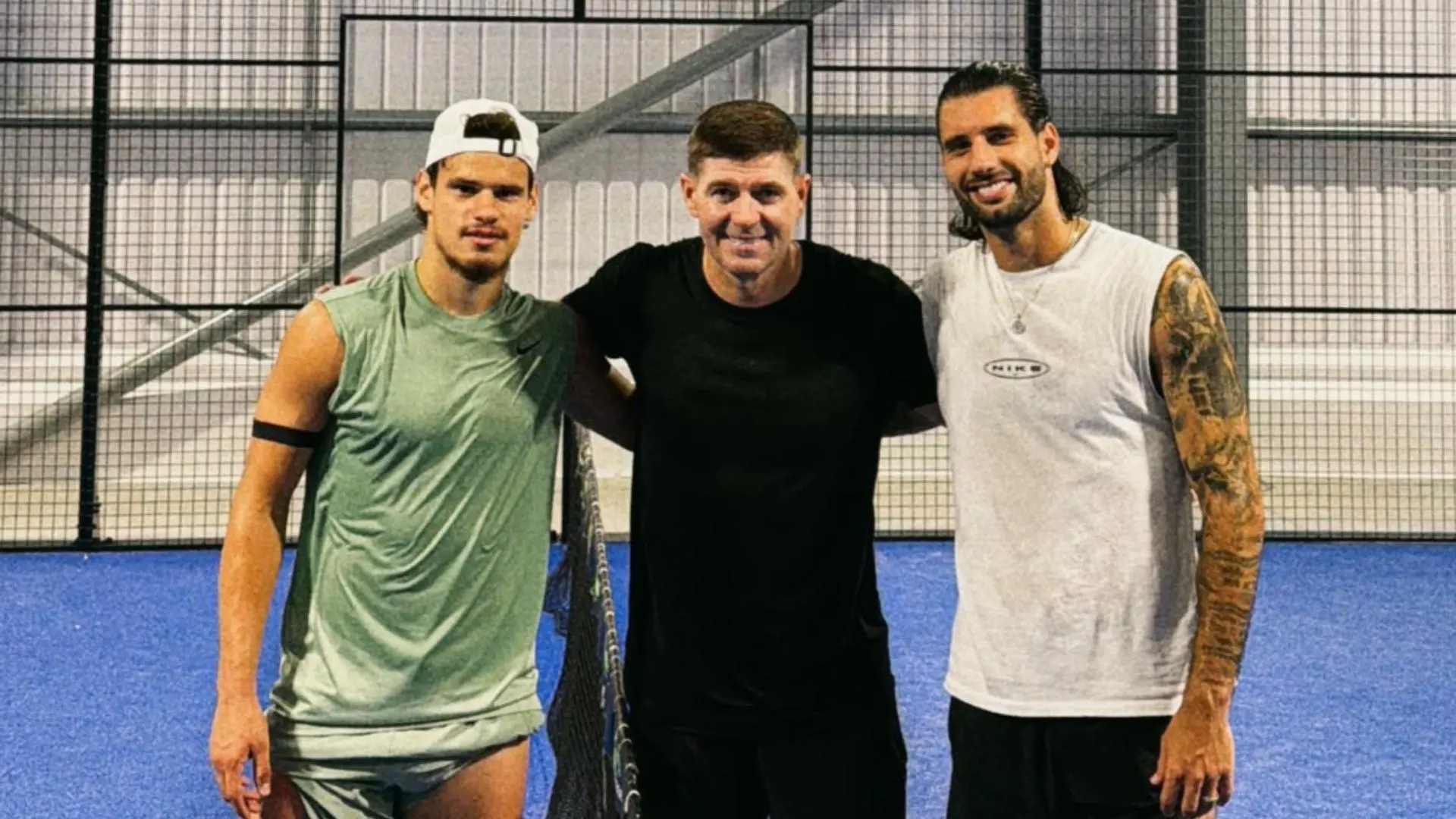 Milos Kerkez reveals the result of padel match against Steven Gerrard
