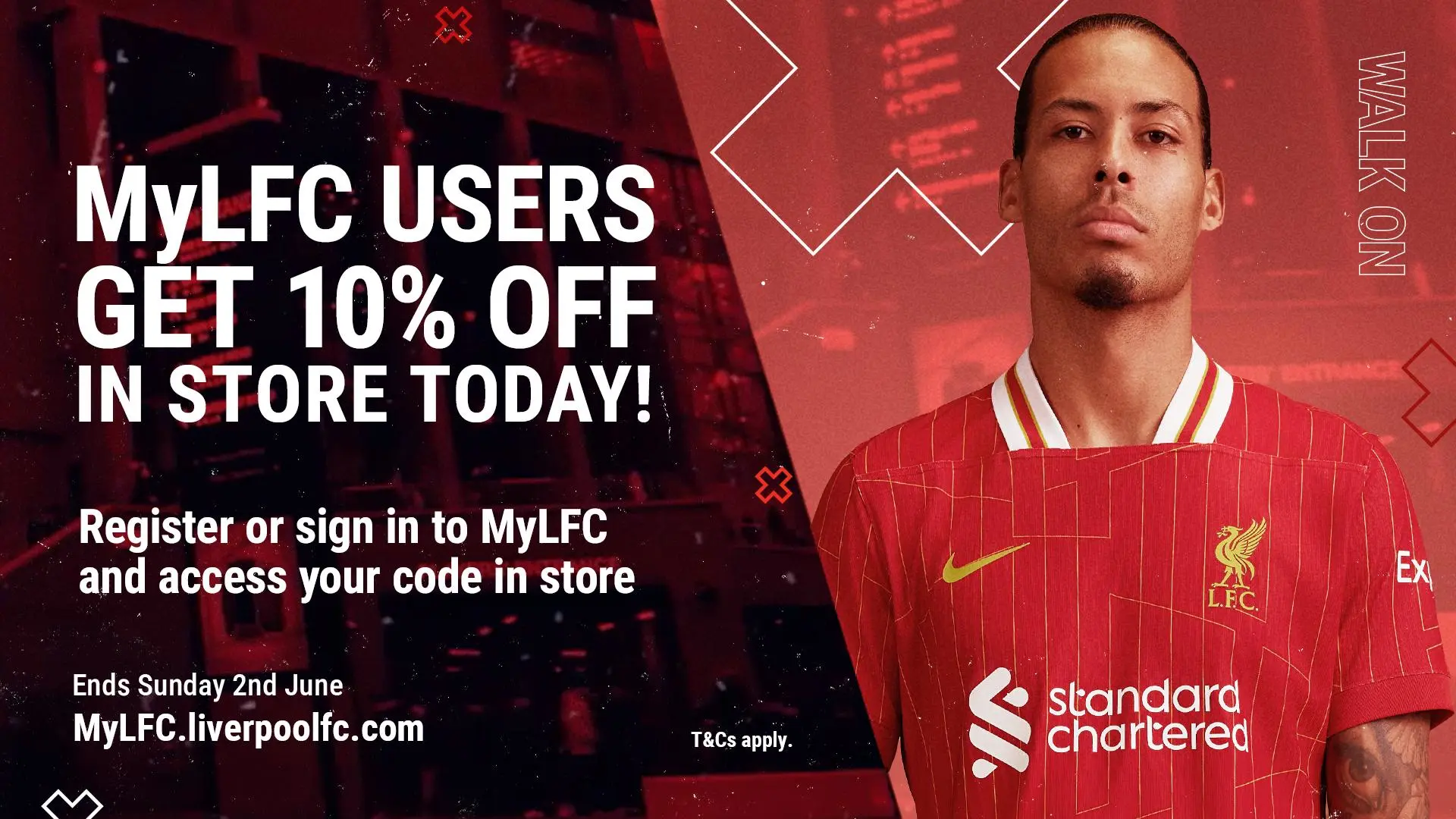 MyLFC users get 10% off in selected LFC stores
