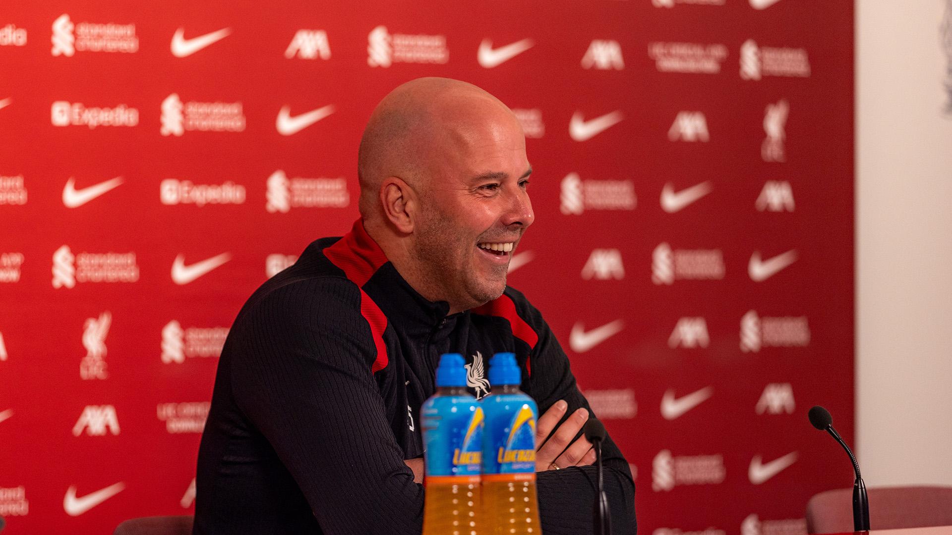 Watch in full: Arne Slot's pre-Tottenham press conference