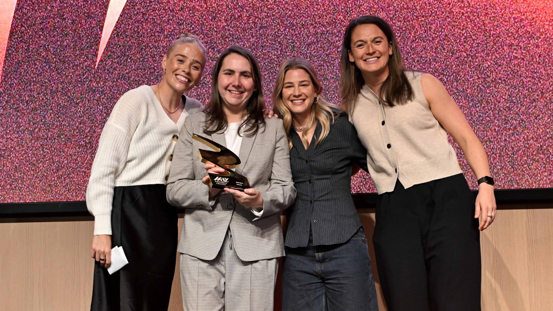 LFC Women first-team operations manager receives Club Hero honour at WSL awards