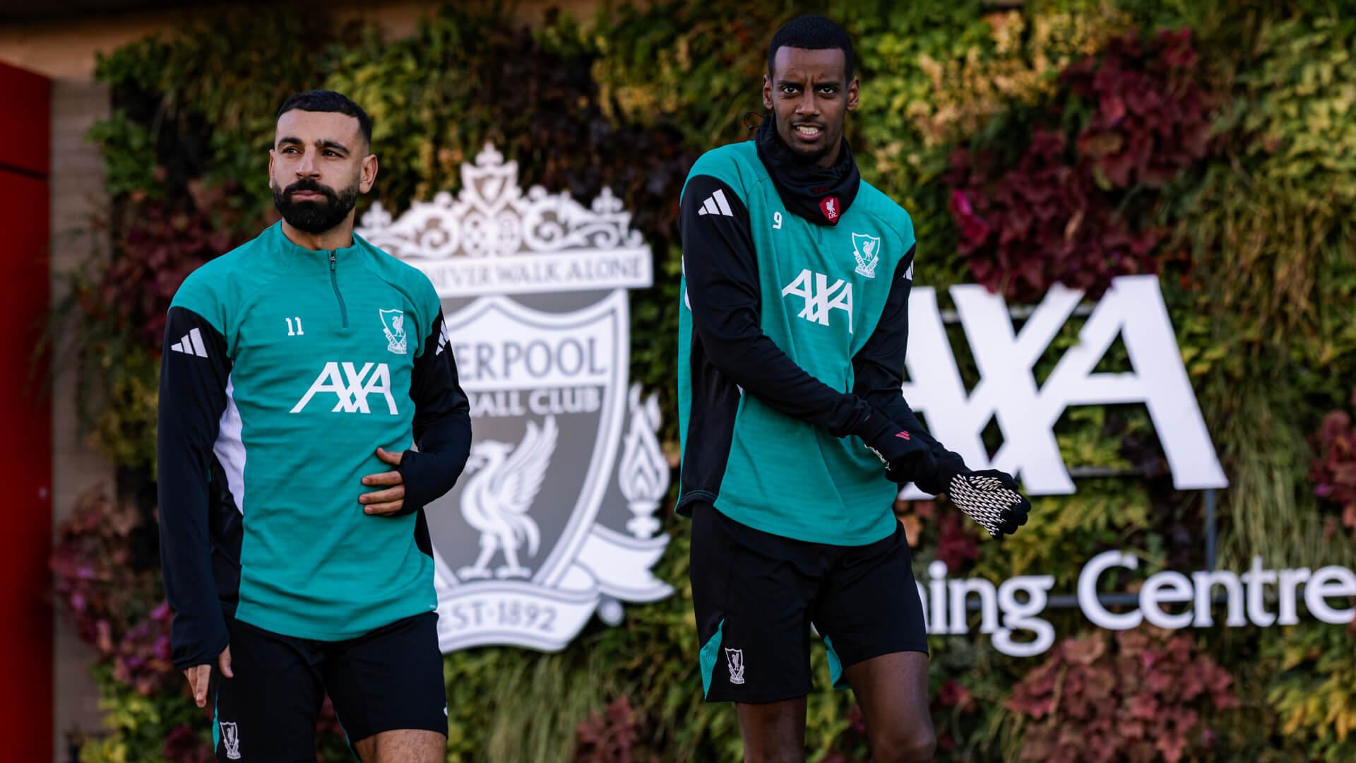 Training photos: Liverpool prepare for UCL tie with PSV Eindhoven