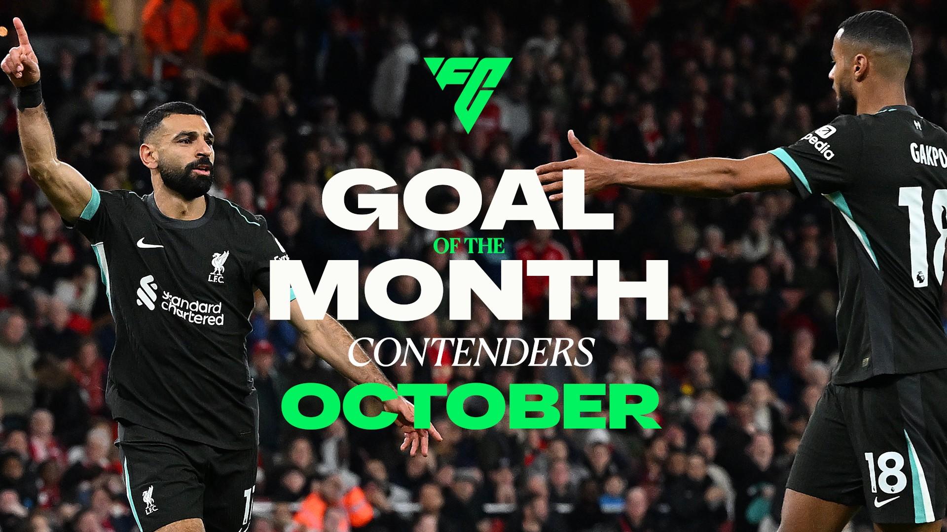 Vote on Liverpool's Goal of the Month in October