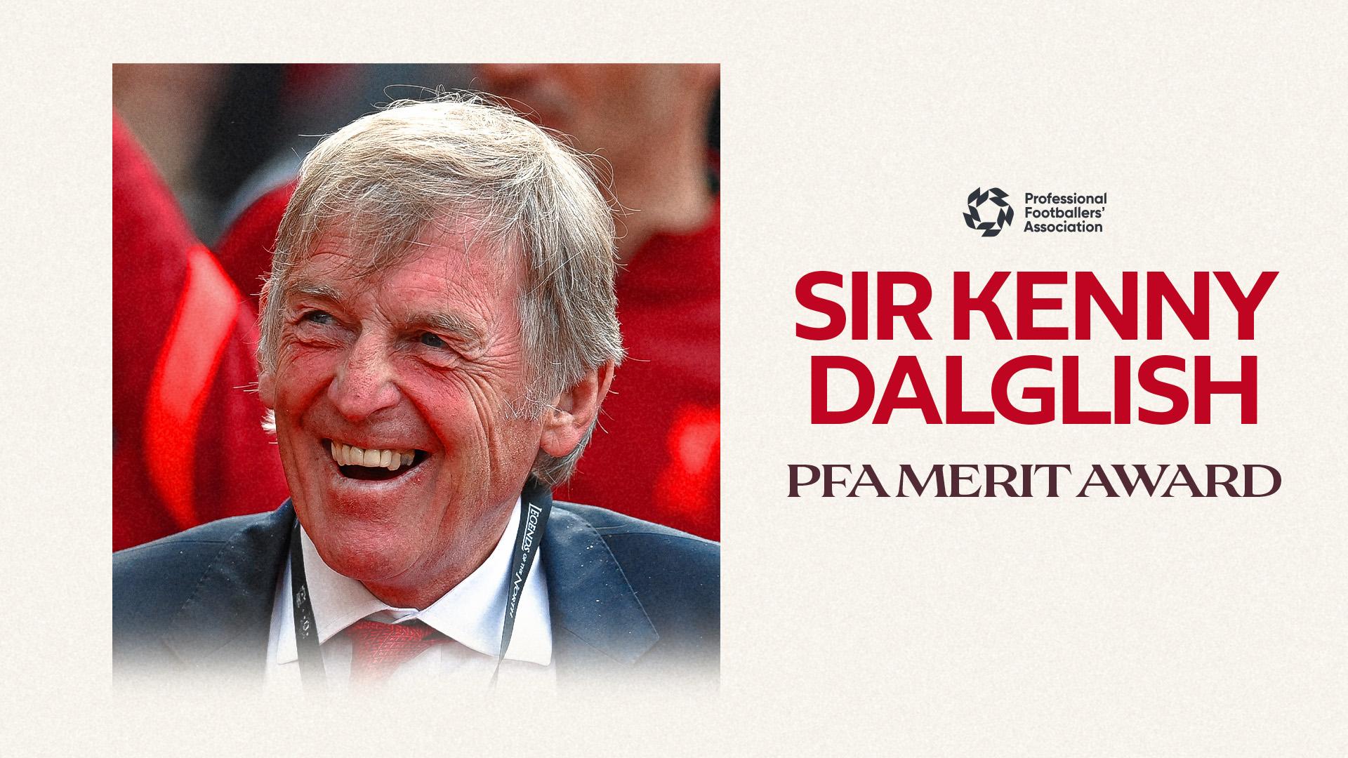 Sir Kenny Dalglish receives 2026 PFA Merit Award