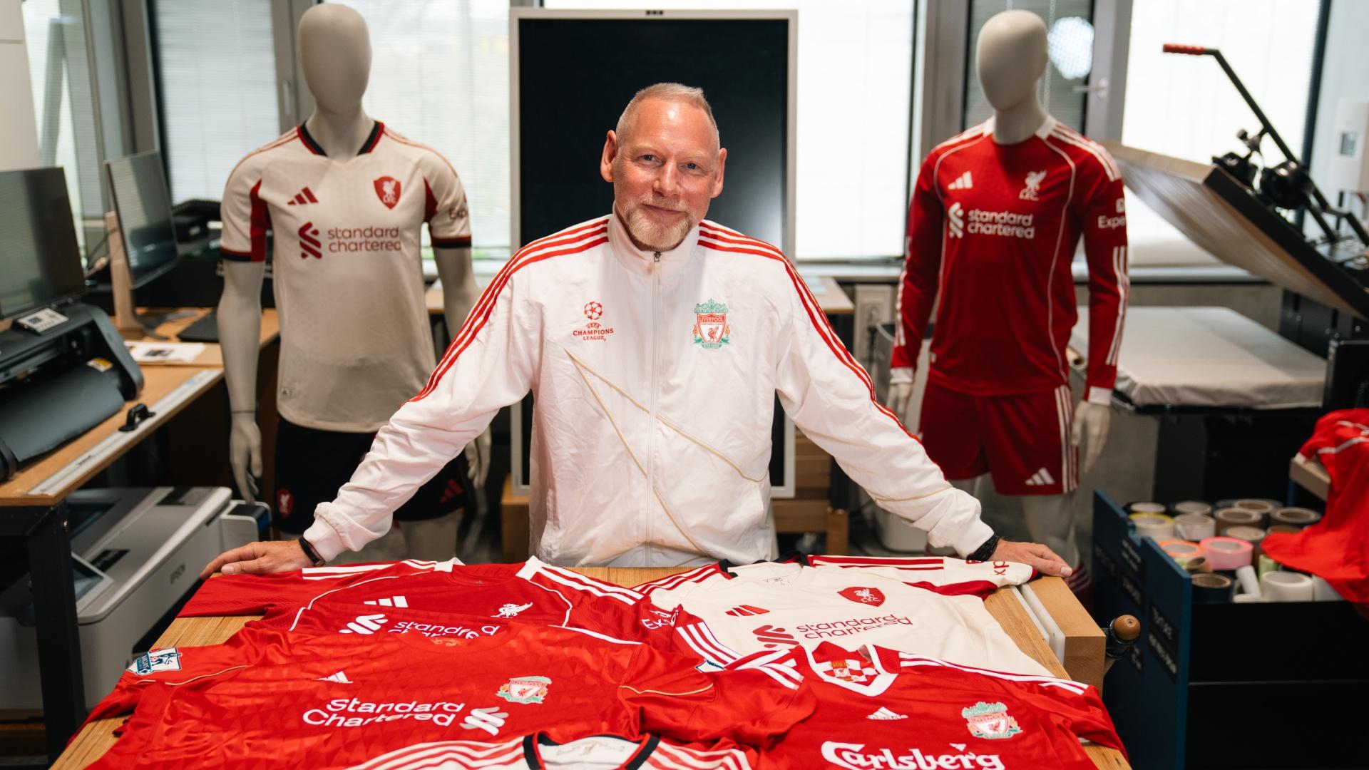 Samples, subtlety and secrets: Meet the lifelong Red designing Liverpool's adidas kits