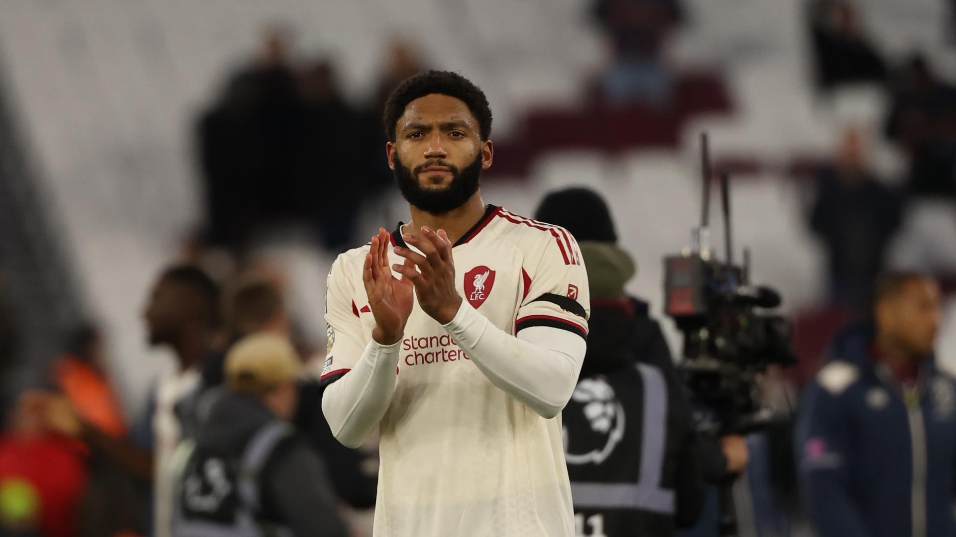 Joe Gomez: We've just got to go again - and we'll do that