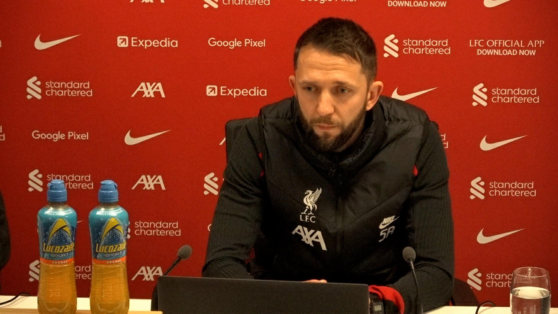 Watch Scott Rogers' pre-Leicester City press conference