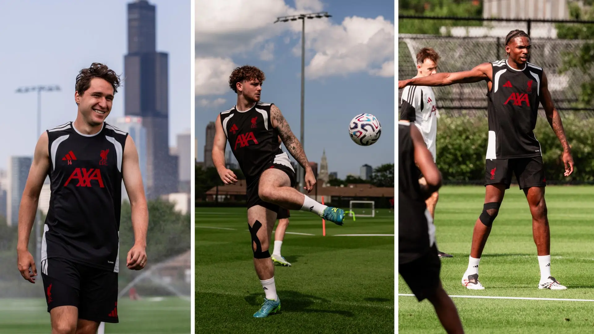 Training photos: Liverpool step up pre-season work in Chicago