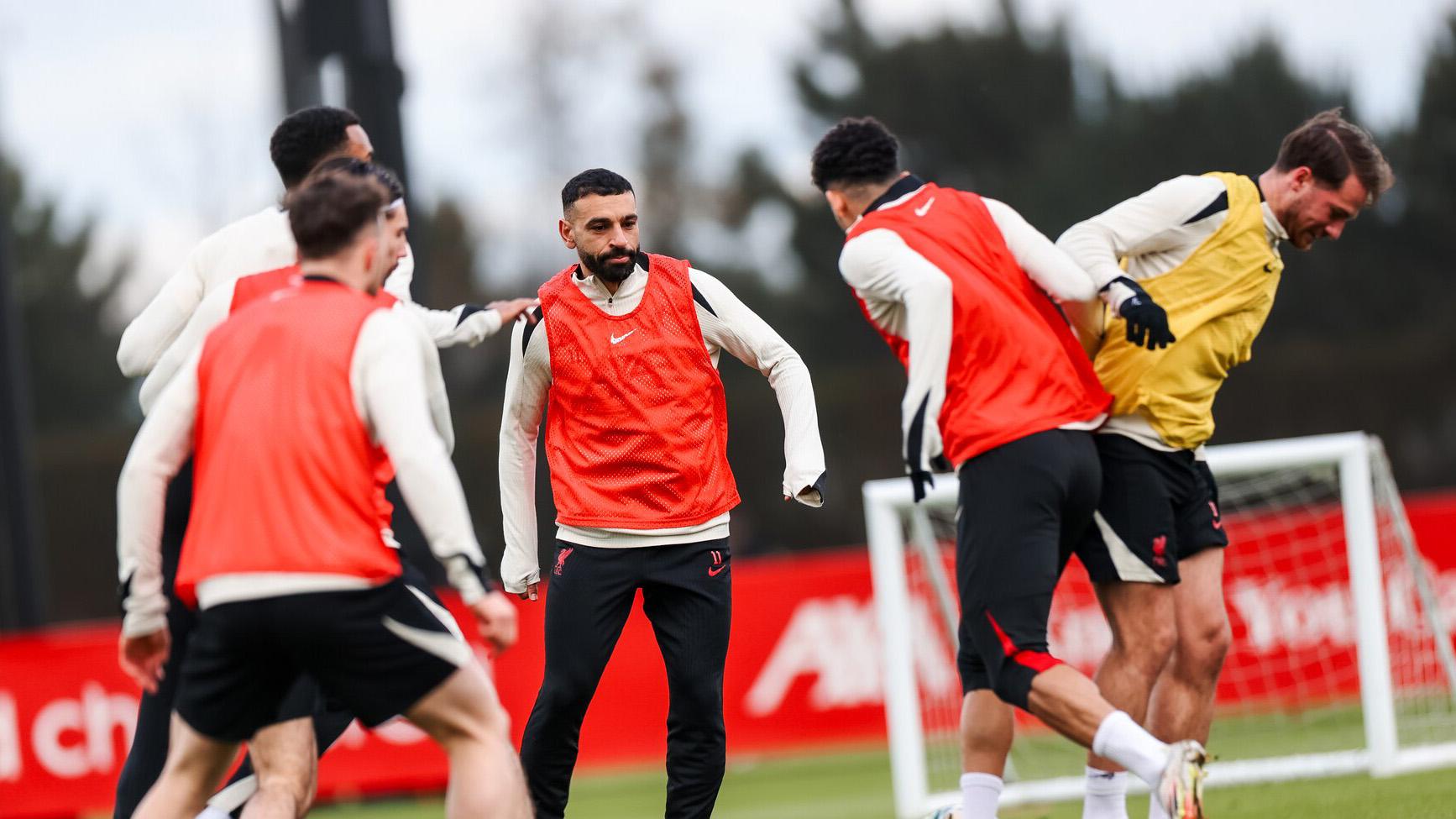 Pre-Wembley training photos: Liverpool get set for Carabao Cup final