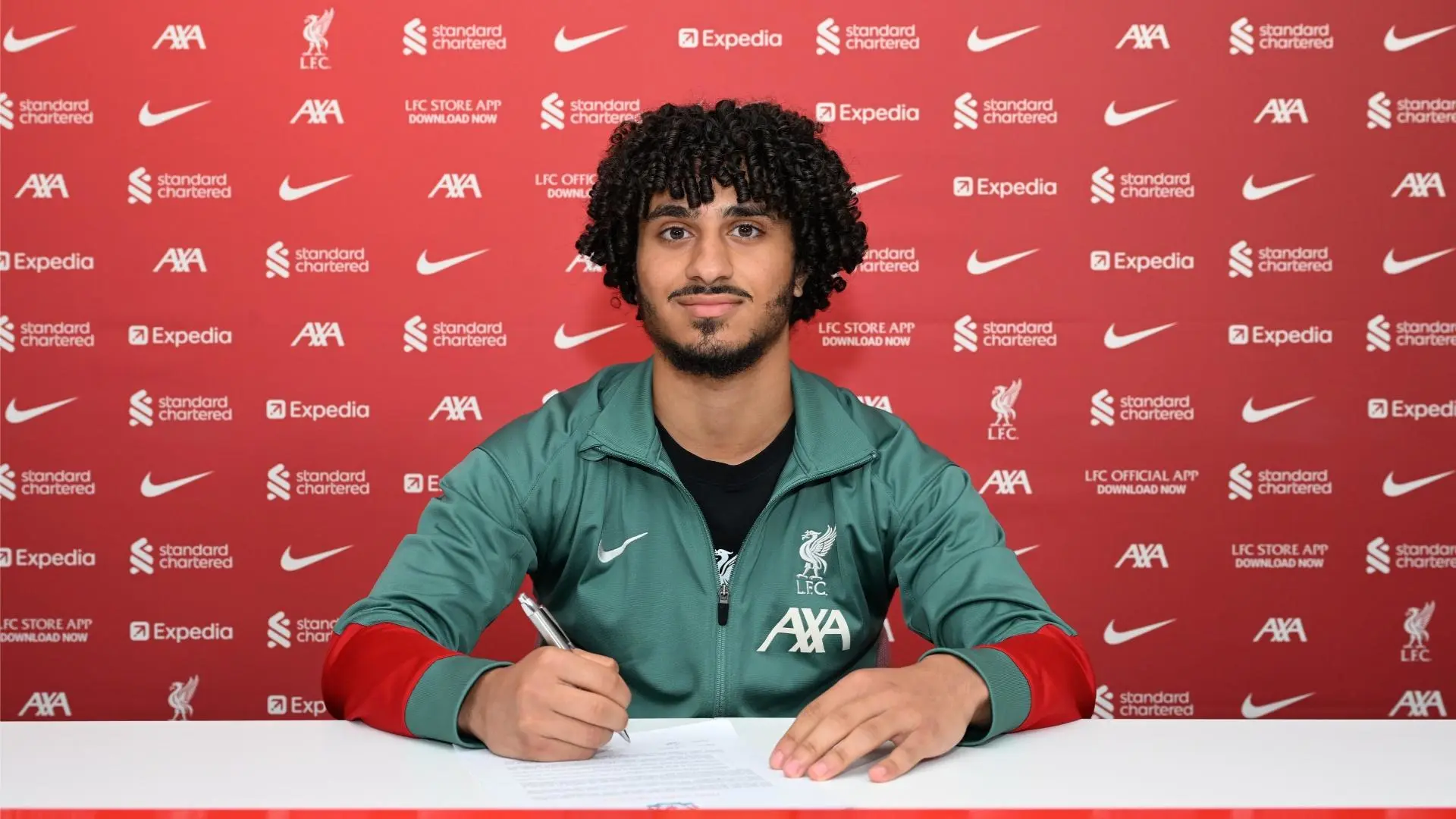 Kareem Ahmed signs first professional contract with Liverpool FC