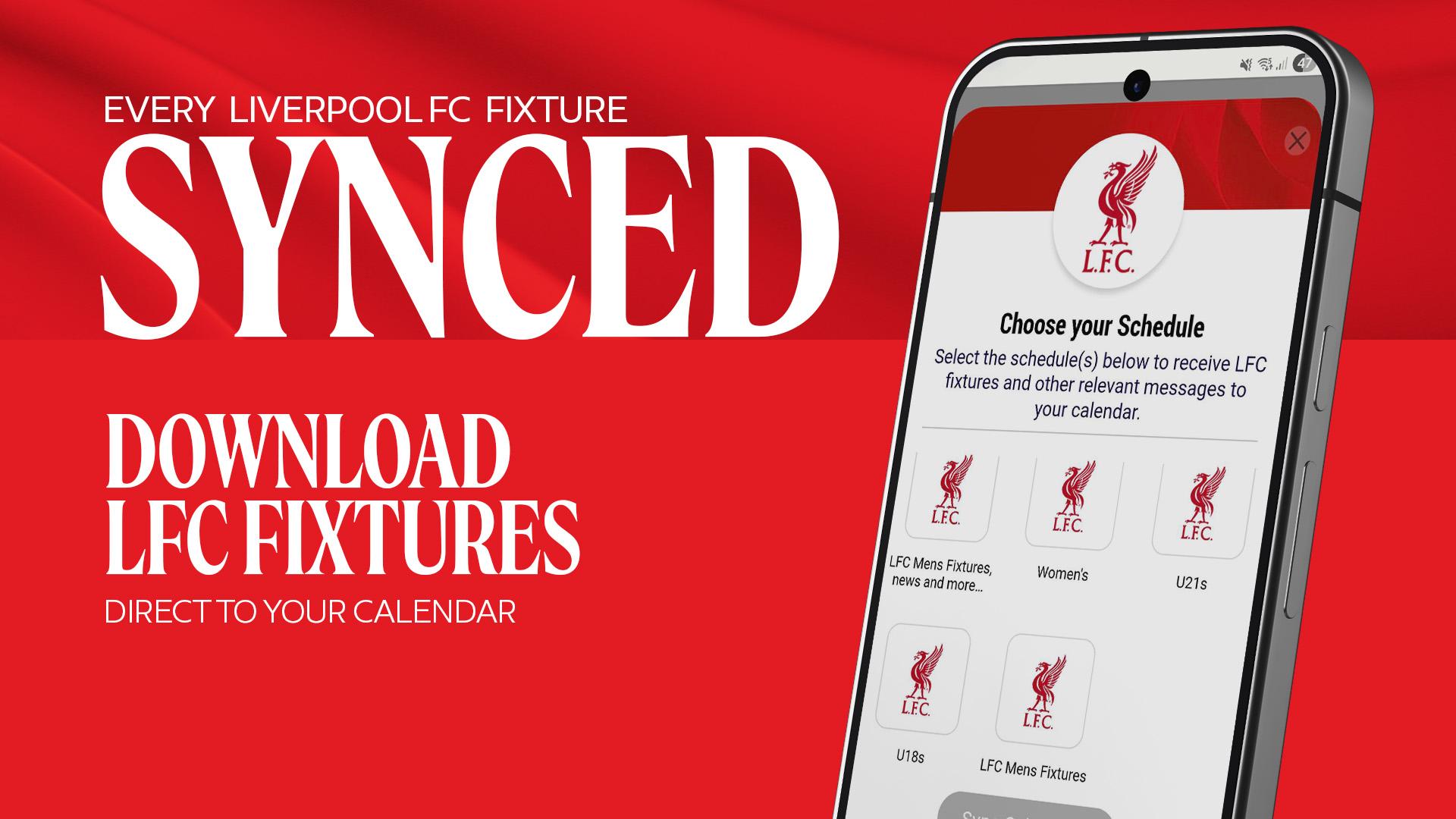 Download now: Stay up-to-date with the official LFC eCalendar