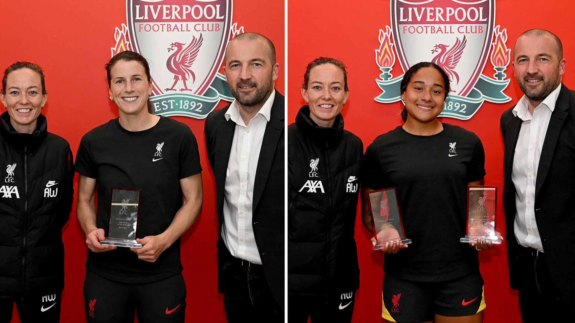 Fahey and Smith collect LFC Women end-of-season player awards