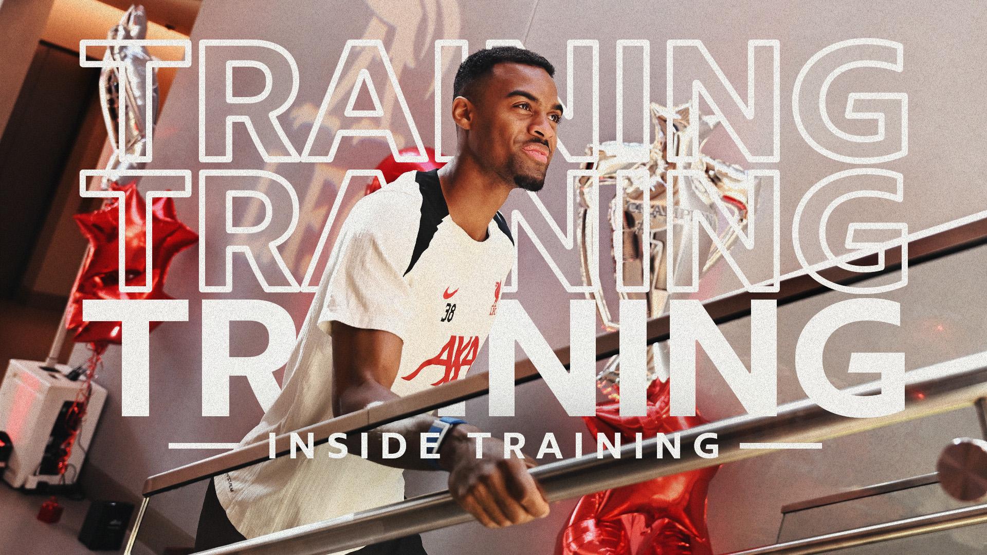 Inside Training: Champions welcome ahead of gym work, drills, rondos and more