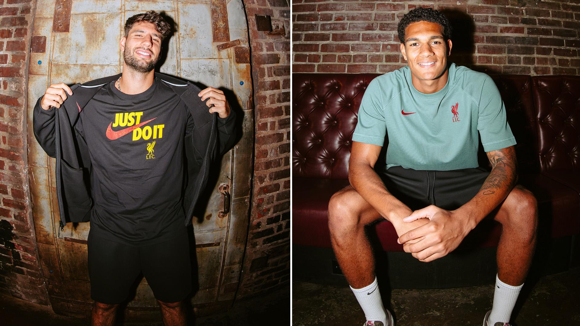 Shop now: Liverpool players model new Nike lifestyle range