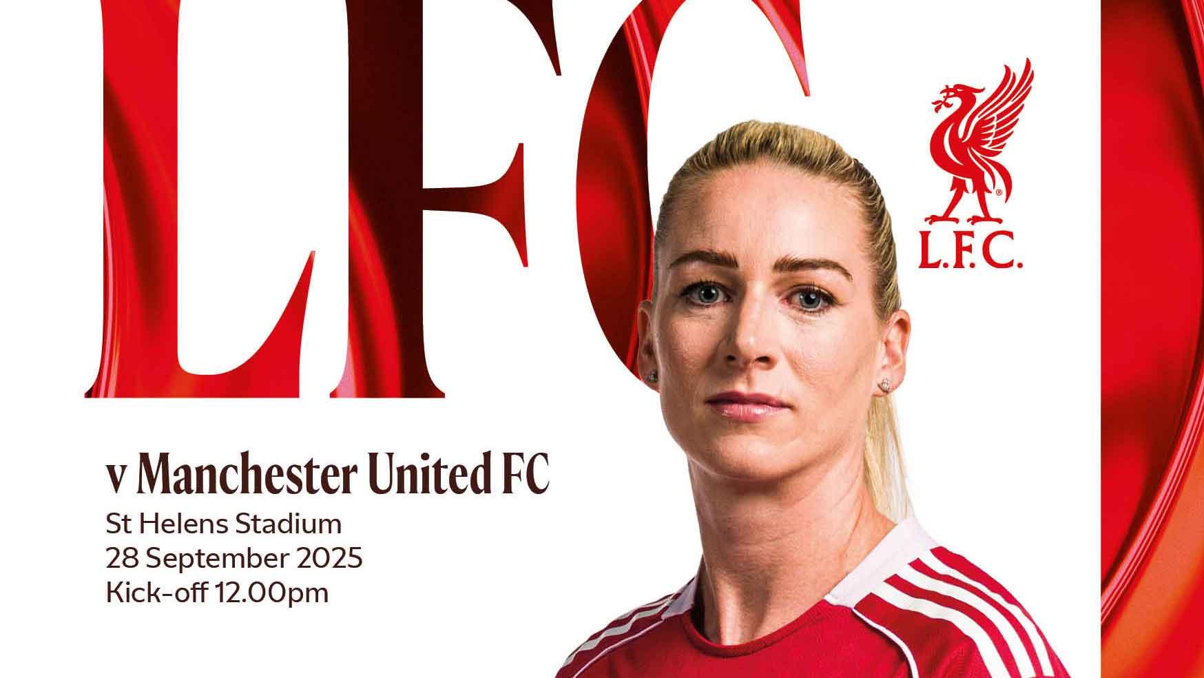Get your LFC Women v Manchester United matchday programme