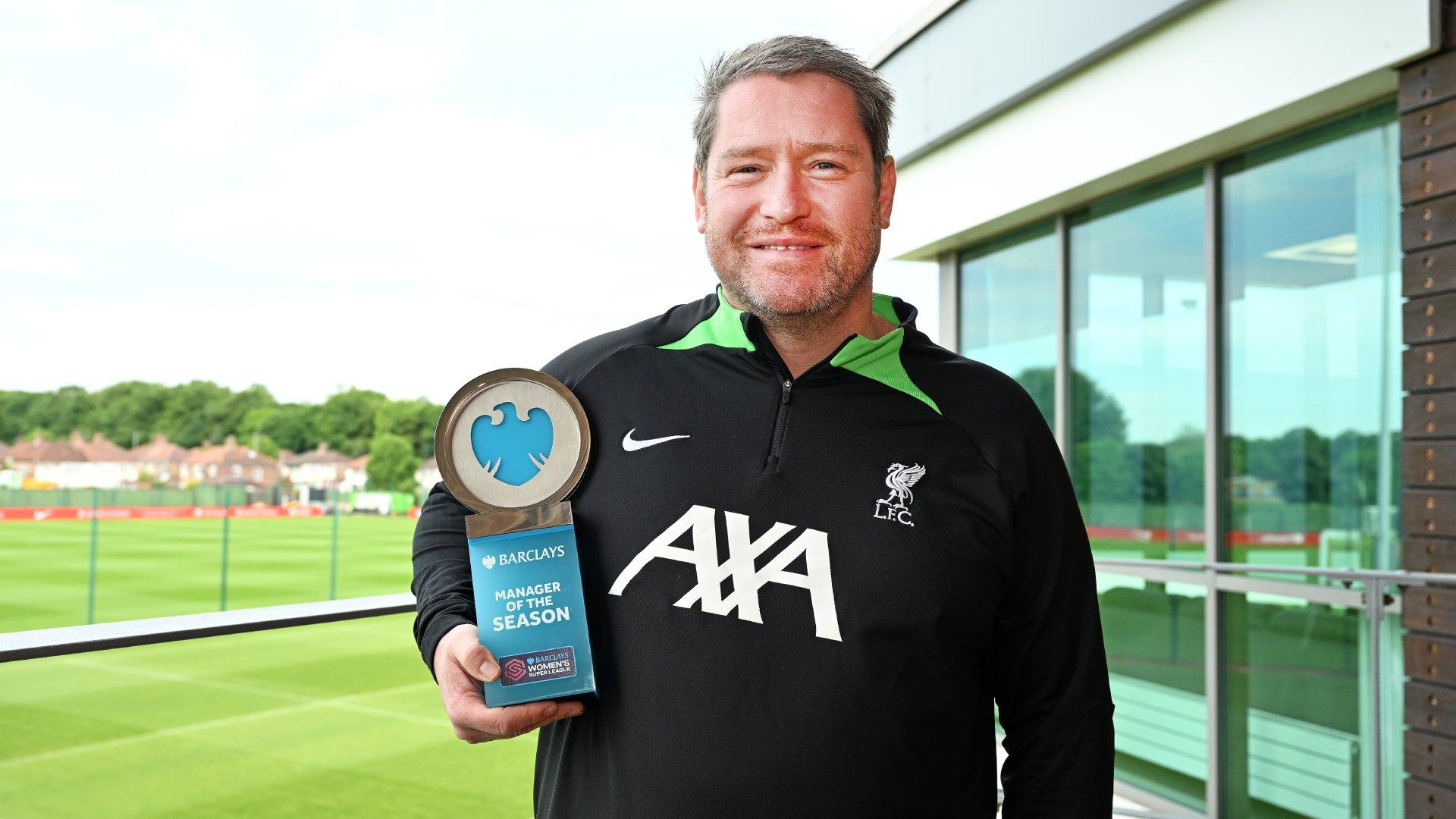 Matt Beard named WSL Manager of the Season at LMA Awards