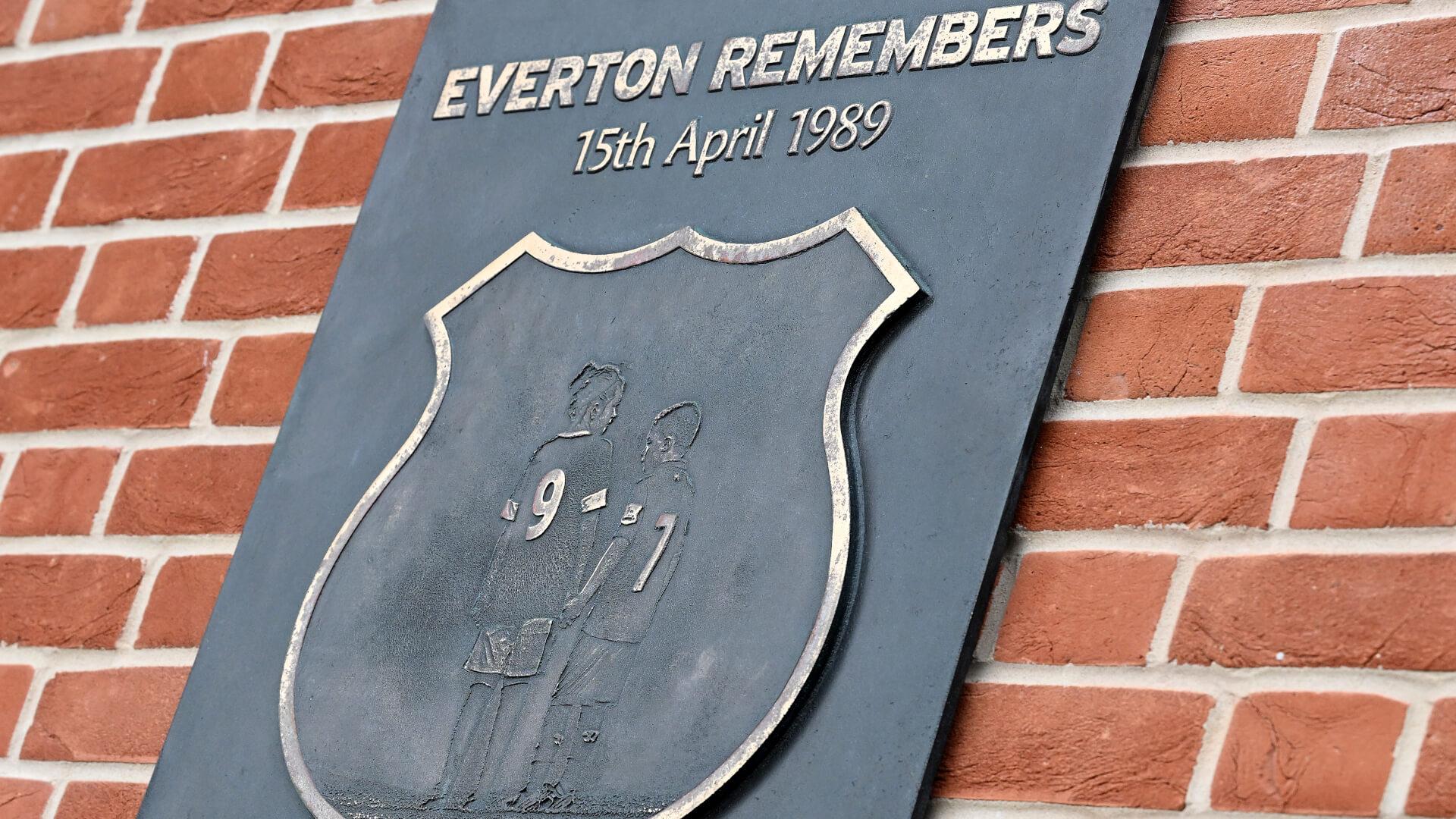 Everton FC unveil new permanent Hillsborough memorial