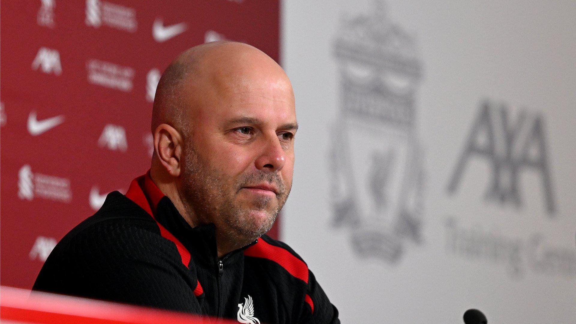 Friday: Watch Arne Slot's pre-Brighton press conference live