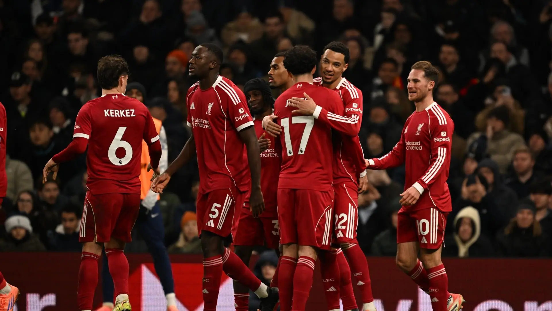 Hugo Ekitike and Alexander Isak net in Liverpool win at Tottenham Hotspur