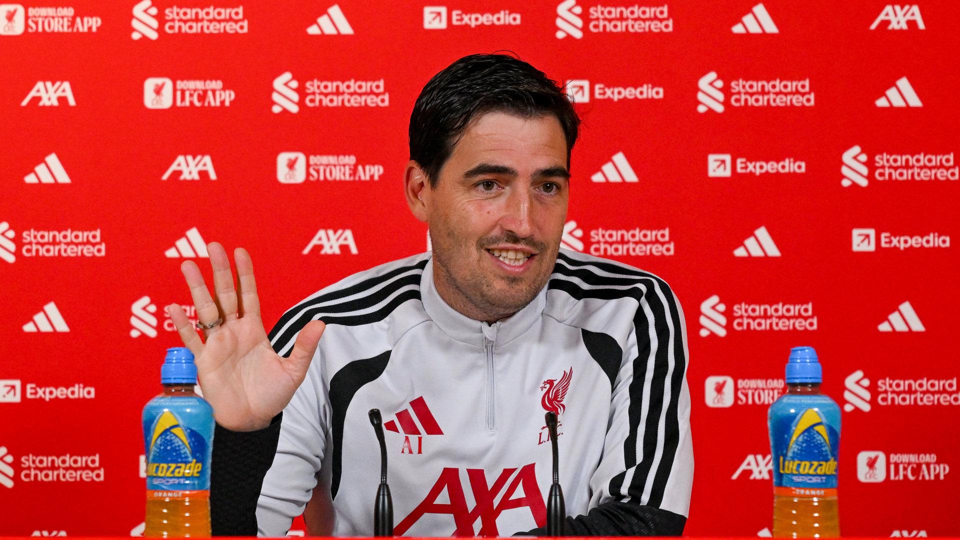 Andoni Iraola press conference: Newcastle v Liverpool, first-game excitement, transfers and more