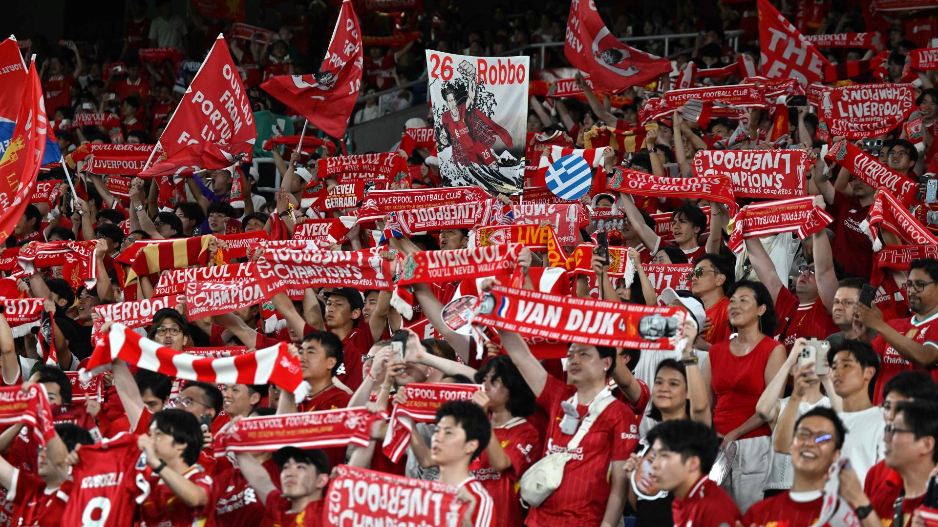 Liverpool friendly in Japan sets new attendance record