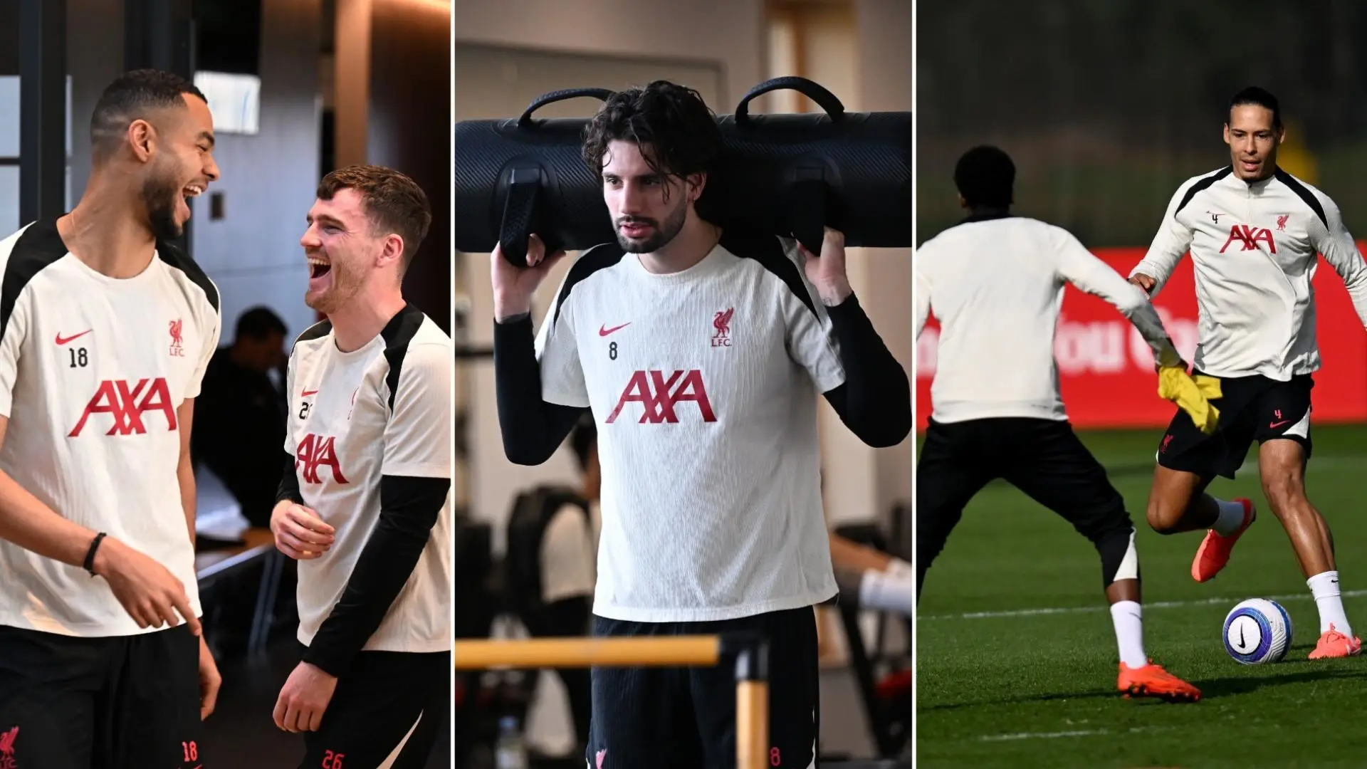 In photos: Liverpool's work on Tuesday ahead of Newcastle clash