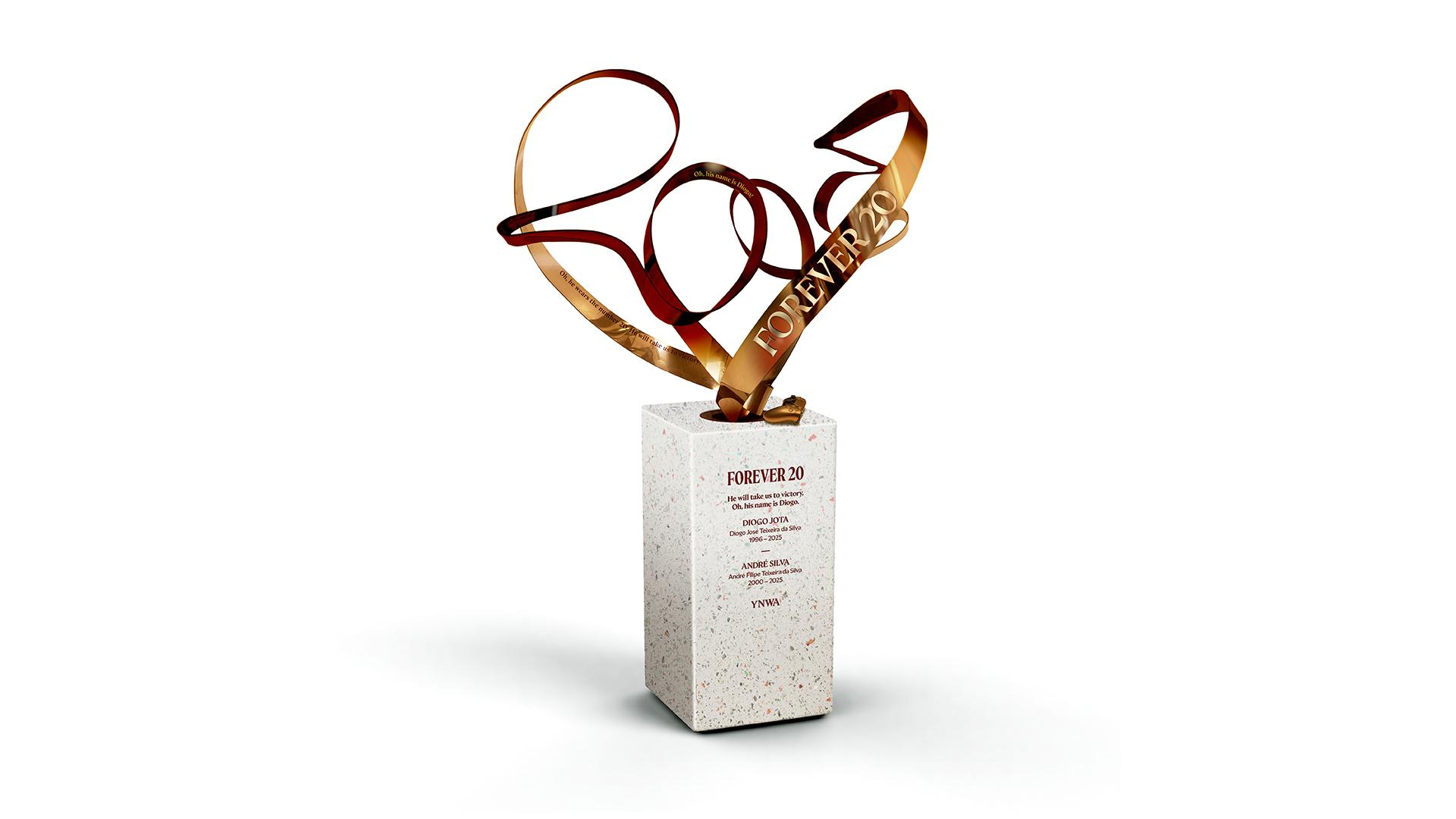 LFC releases images of permanent memorial in honour of Diogo Jota and André Silva