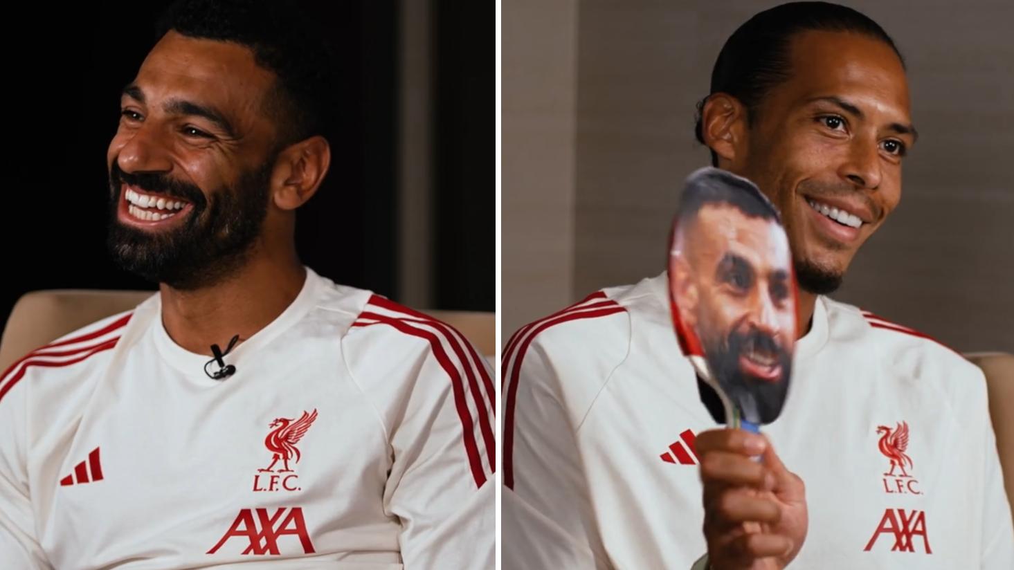 Salah or Van Dijk? Watch as Liverpool duo take on trivia quiz