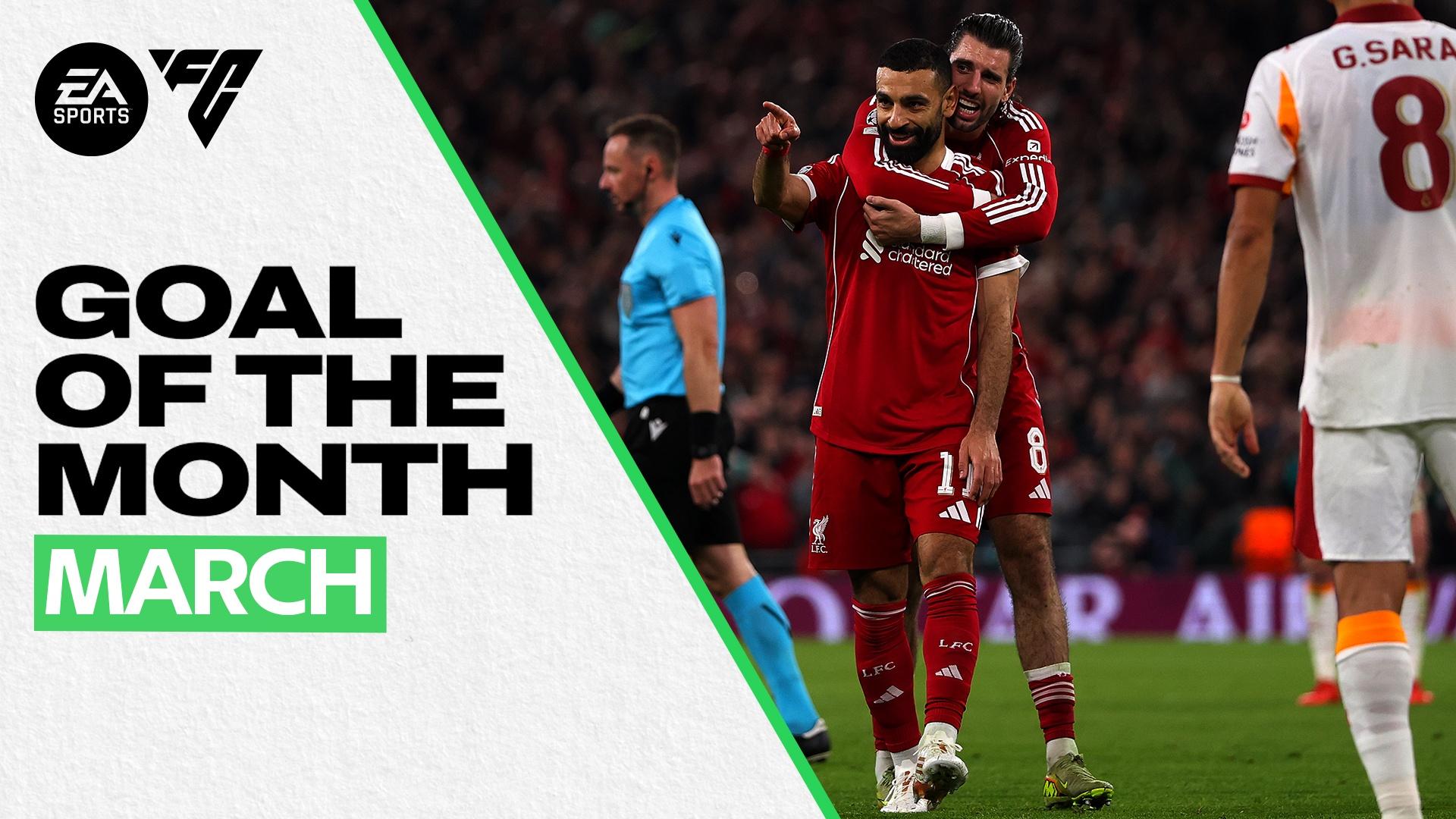 Mohamed Salah's Galatasaray curler voted LFC Goal of the Month